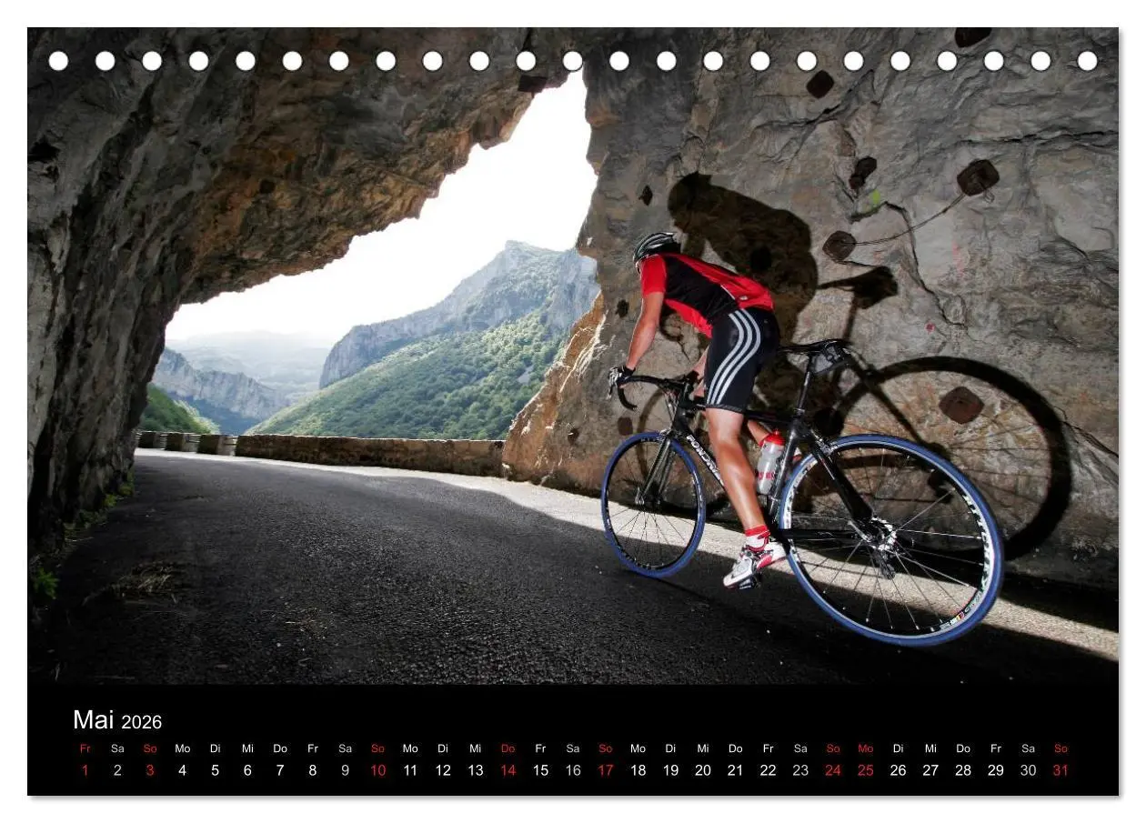 Bild: 9783516238686 | Alpenpässe auf dem Rennrad "Himmlische Serpentinen" (Tischkalender...