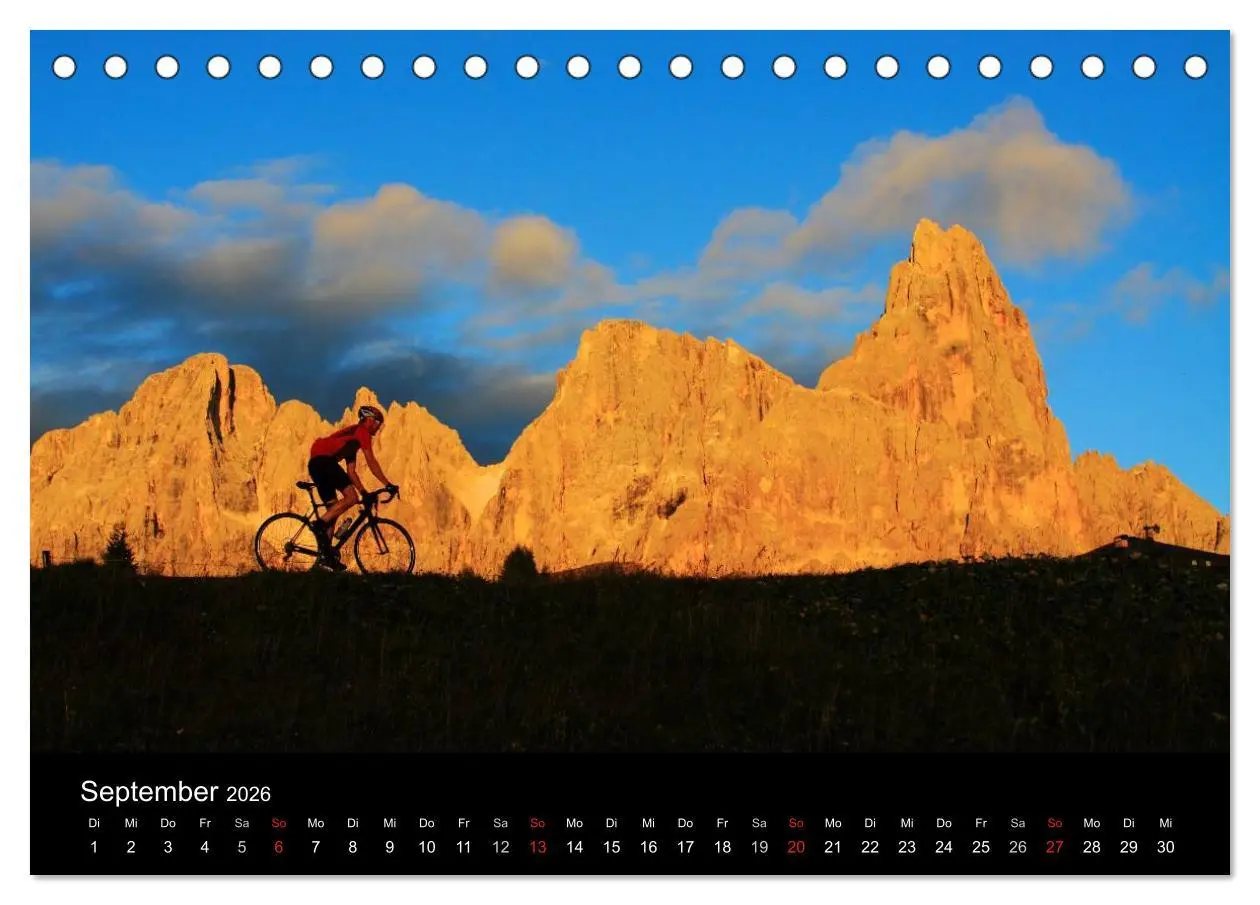 Bild: 9783516238686 | Alpenpässe auf dem Rennrad "Himmlische Serpentinen" (Tischkalender...