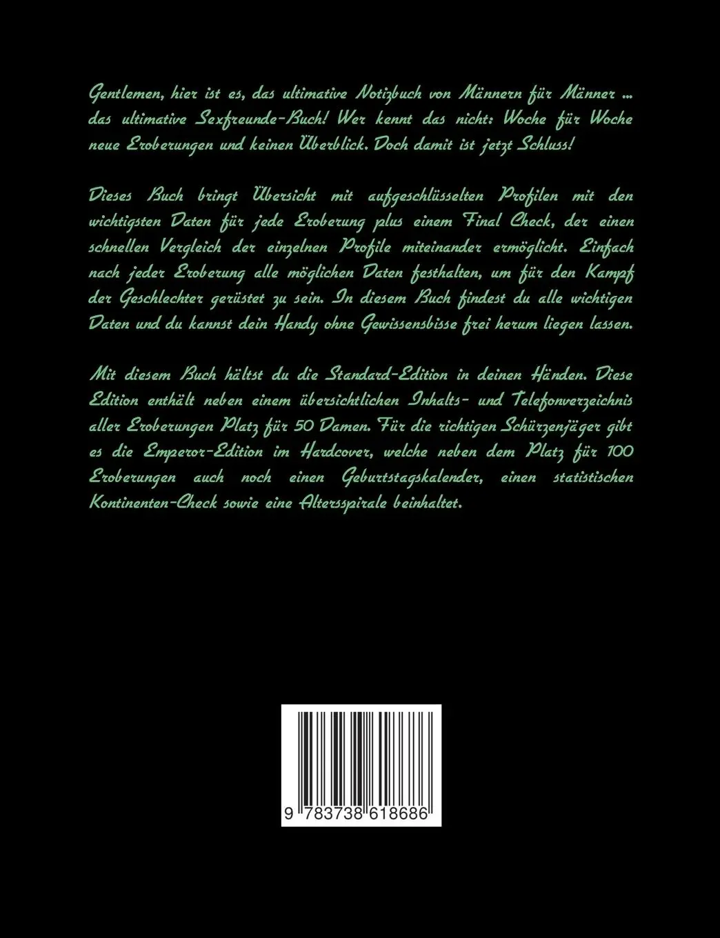Rückseite: 9783738618686 | Das ultimative Sexfreunde-Buch - Standard-Edition | Massimo Wolke