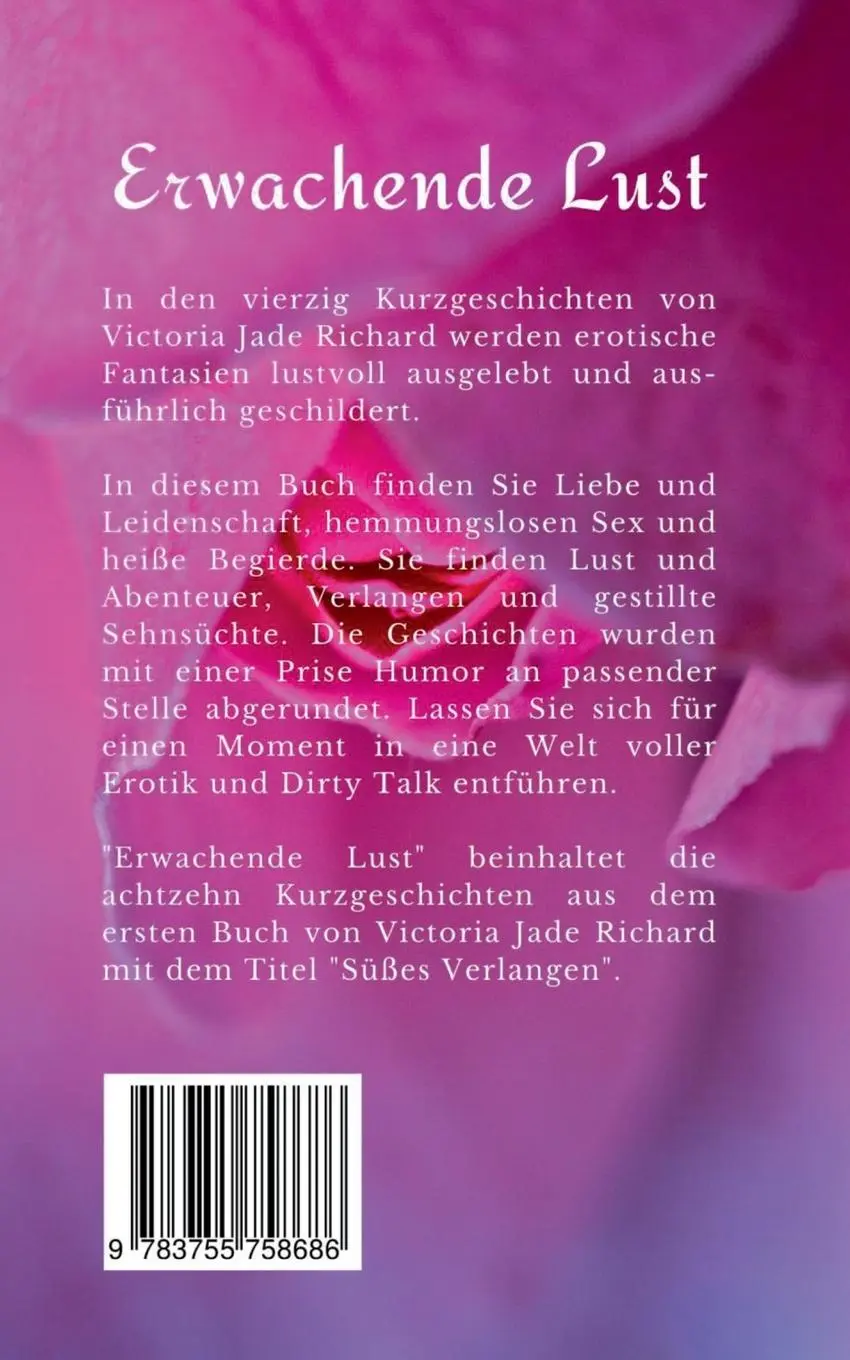 Rückseite: 9783755758686 | Erwachende Lust | Victoria Jade Richard | Taschenbuch | Paperback