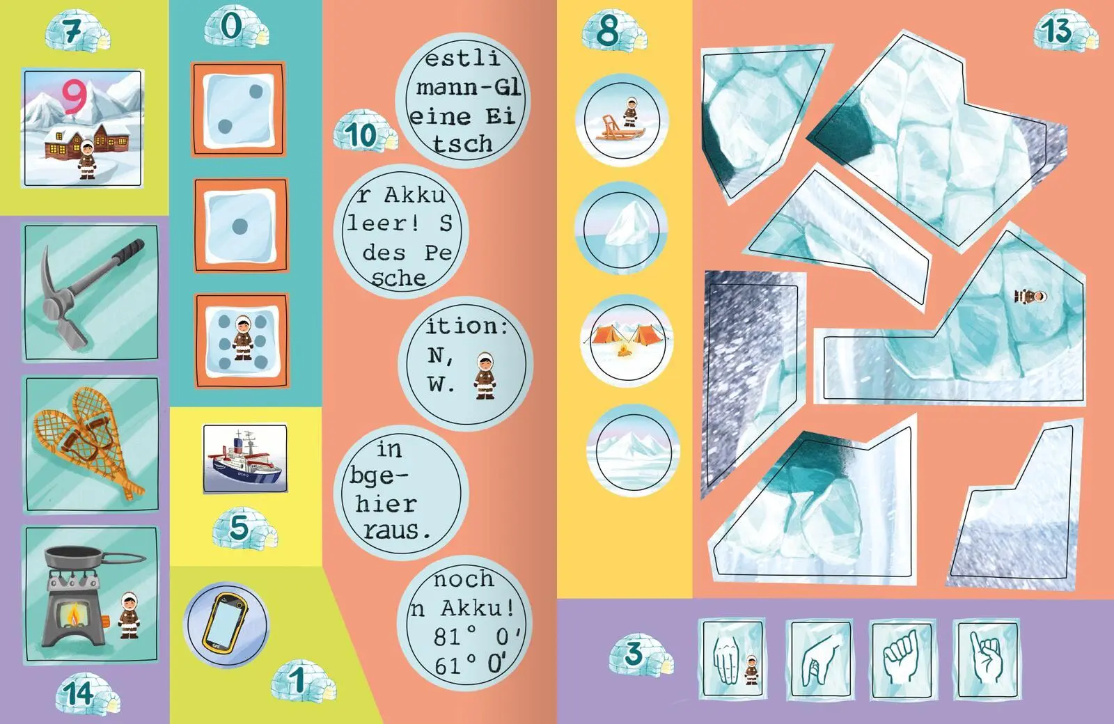Bild: 9783845848686 | Escape-Stickerbuch - Gefangen in der Eishöhle | Philip Kiefer | Buch