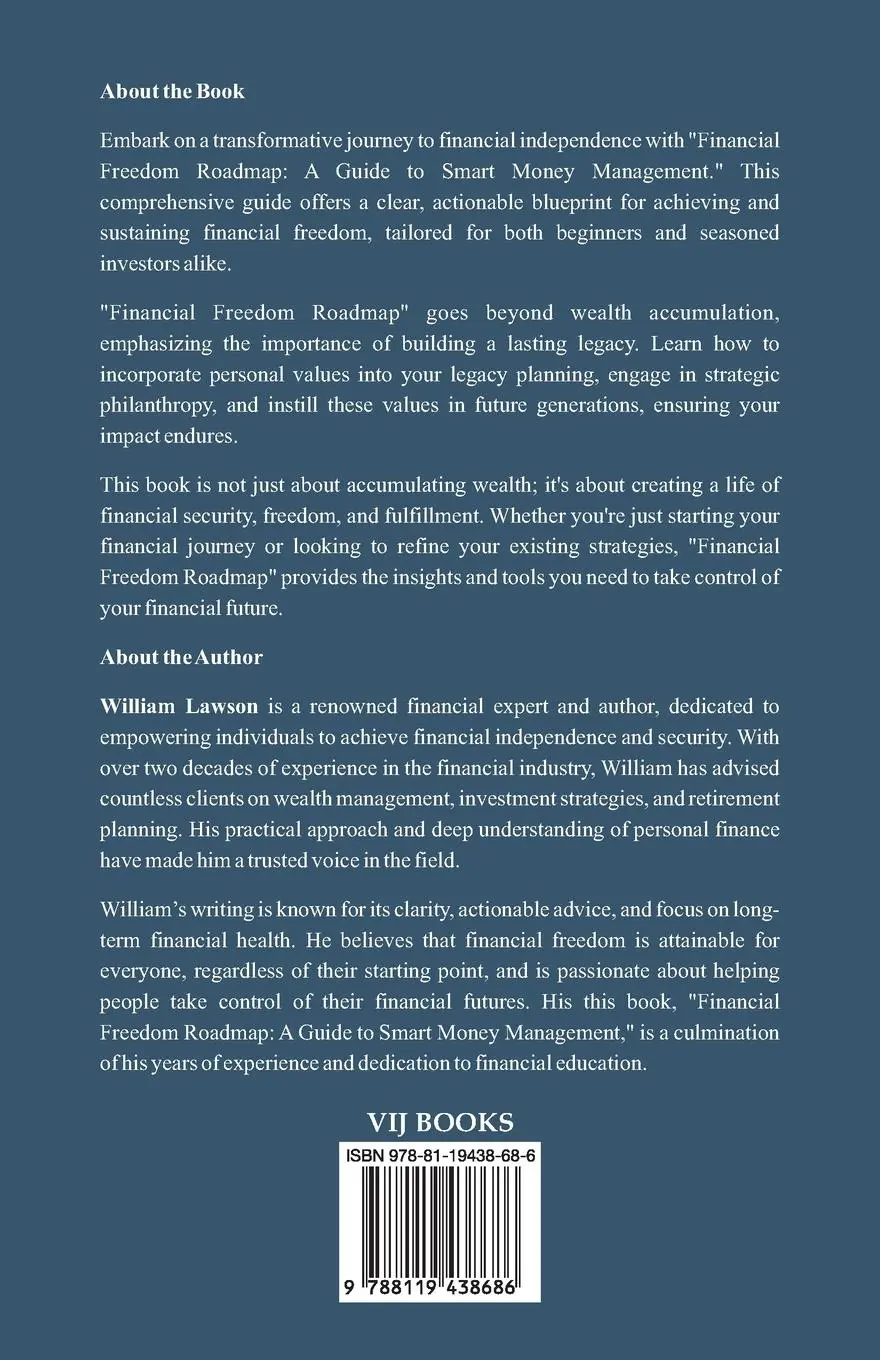 Rückseite: 9788119438686 | Financial Freedom Roadmap | A Guide to Smart Money Management | Lawson