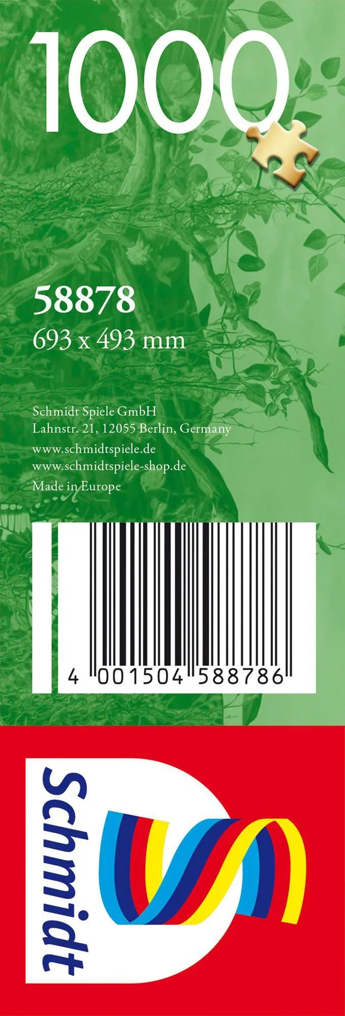 Bild: 4001504588786 | Märchenschloss im Waldzauber | Puzzle Standard 1000 Teile | Spiel