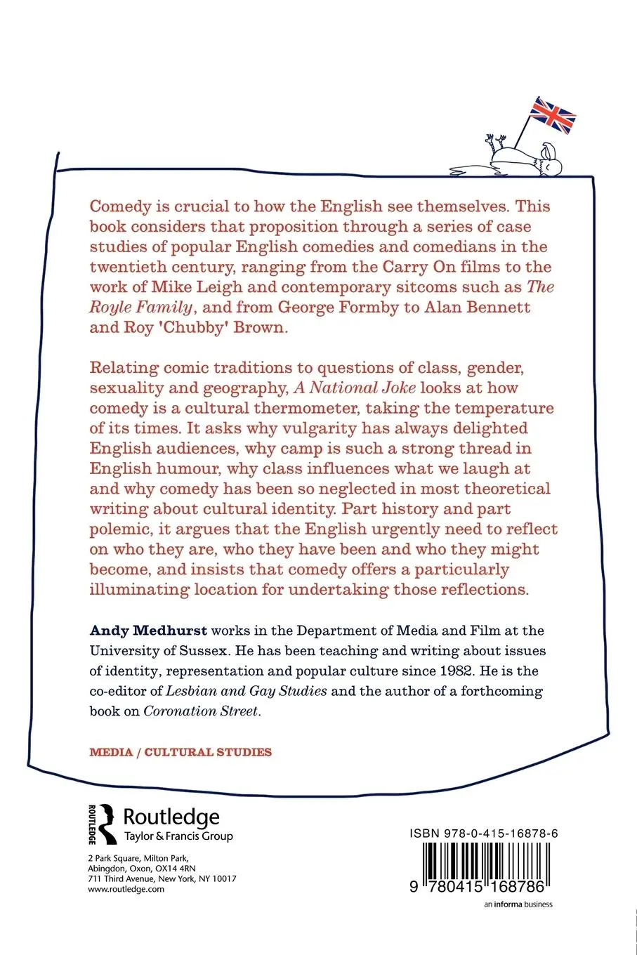 Rückseite: 9780415168786 | A National Joke | Popular Comedy and English Cultural Identities