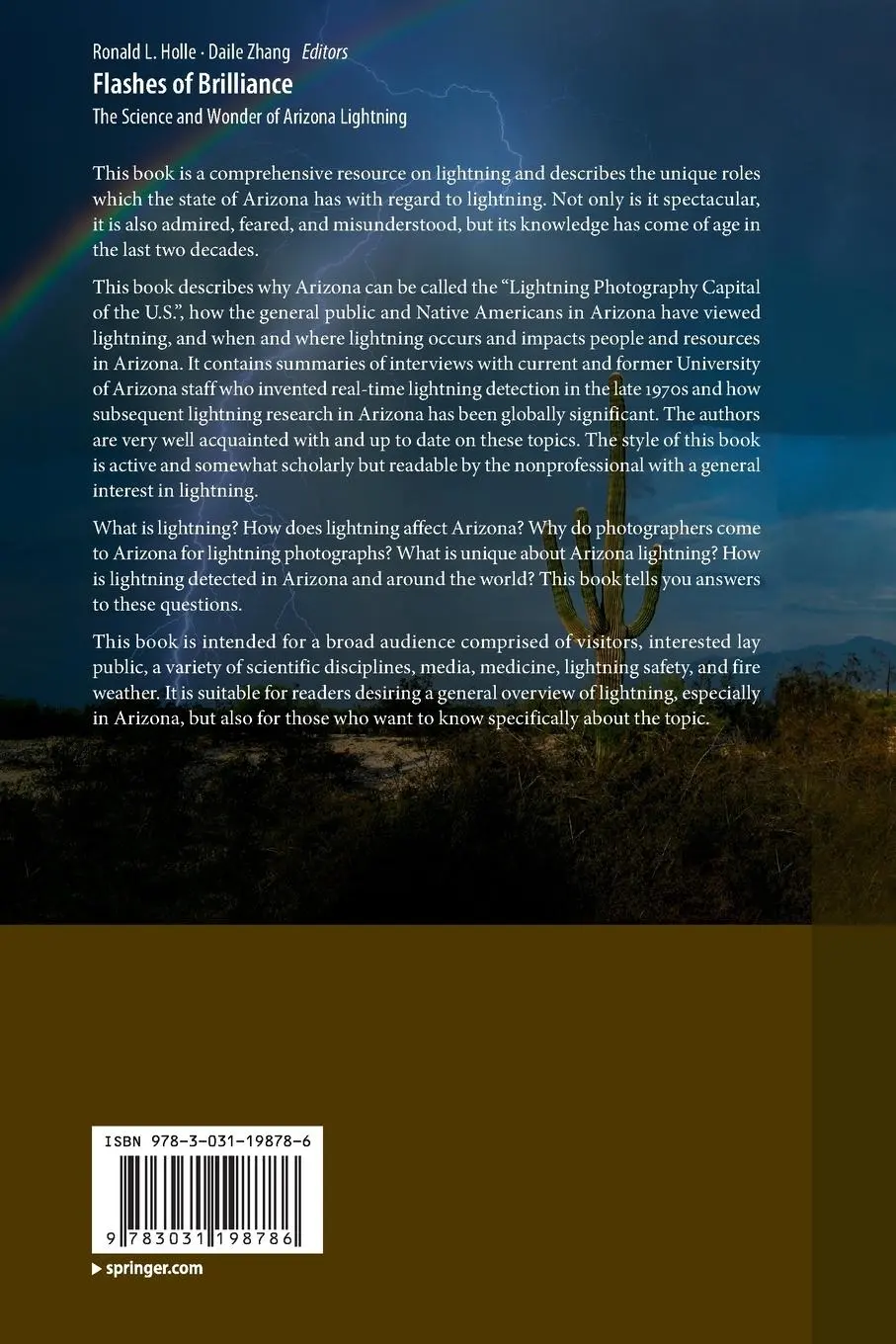 Rückseite: 9783031198786 | Flashes of Brilliance | The Science and Wonder of Arizona Lightning
