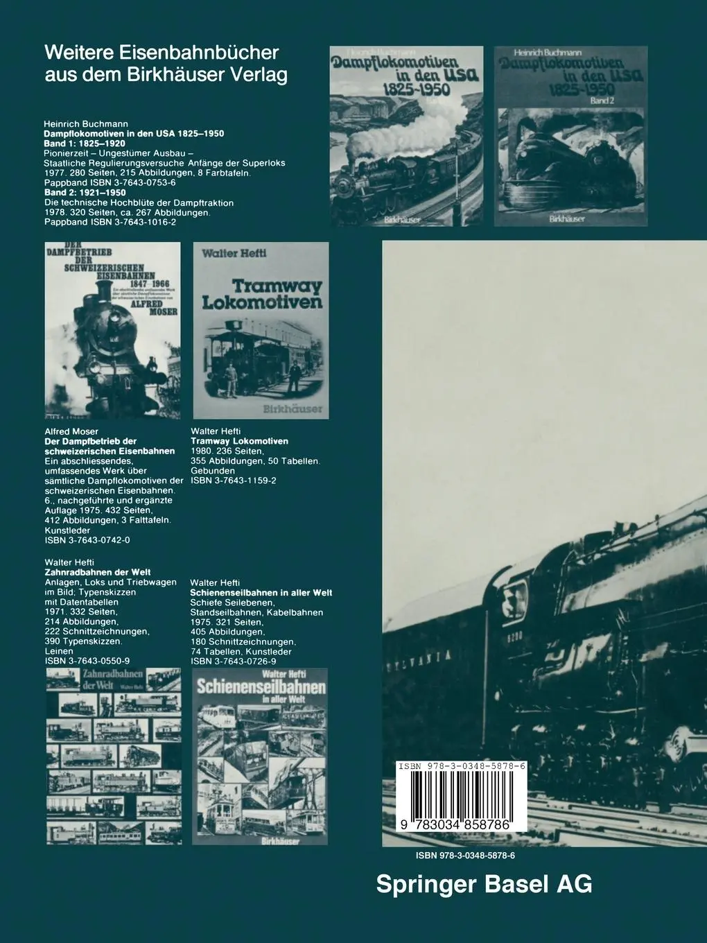Rückseite: 9783034858786 | Lokomotivbau und Dampftechnik | Stoffels | Taschenbuch | 308 S. | 2014