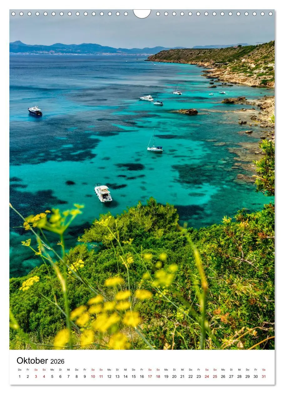 Bild: 9783516398786 | Mallorca - Insel des Glücks (Wandkalender 2026 DIN A3 hoch),...