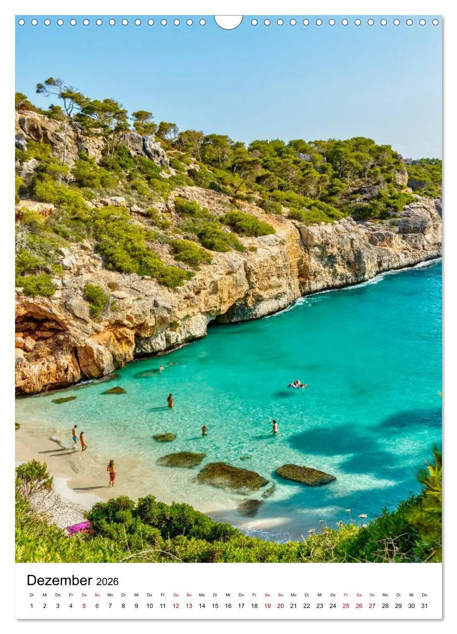 Bild: 9783516398786 | Mallorca - Insel des Glücks (Wandkalender 2026 DIN A3 hoch),...