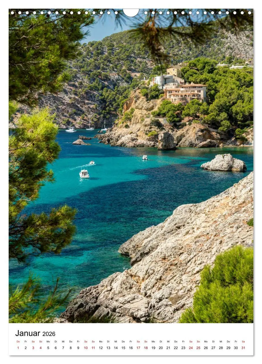 Bild: 9783516398786 | Mallorca - Insel des Glücks (Wandkalender 2026 DIN A3 hoch),...
