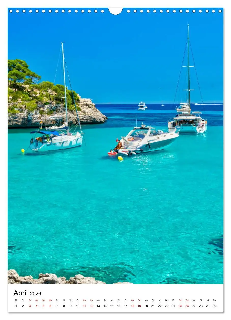 Bild: 9783516398786 | Mallorca - Insel des Glücks (Wandkalender 2026 DIN A3 hoch),...