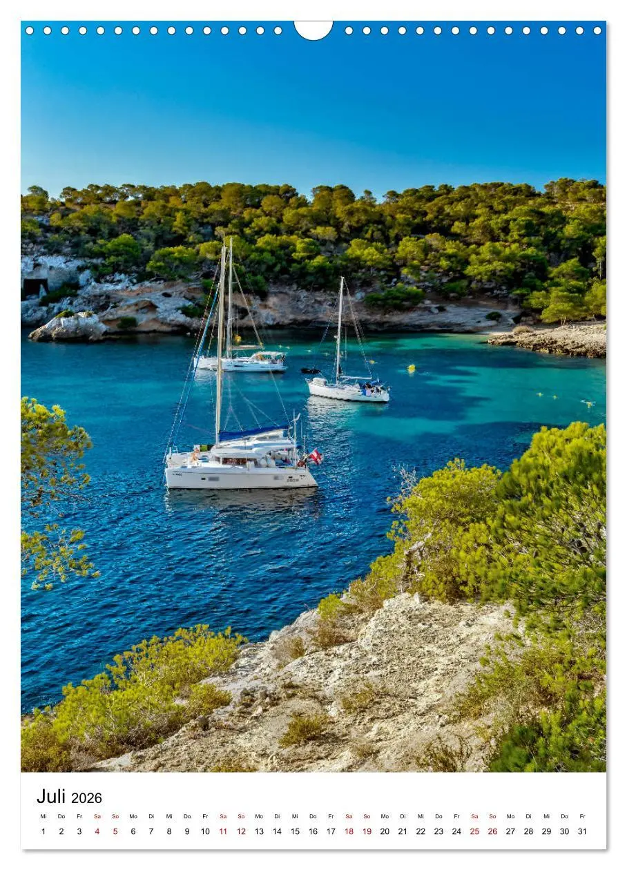 Bild: 9783516398786 | Mallorca - Insel des Glücks (Wandkalender 2026 DIN A3 hoch),...