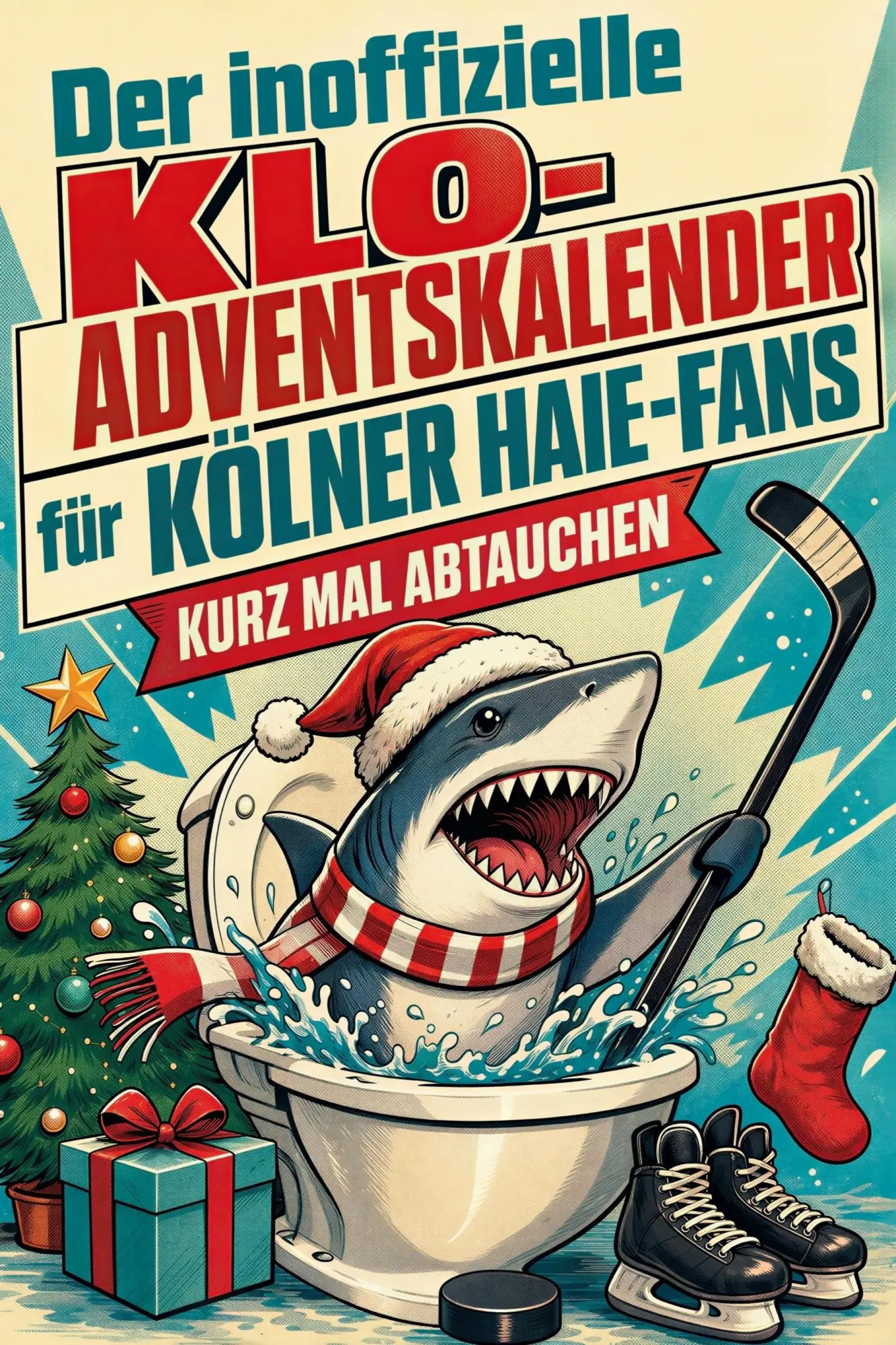 Cover: 9783696108786 | Der inoffizielle Klo-Adventskalender für Kölner Haie-Fans | Herrmann