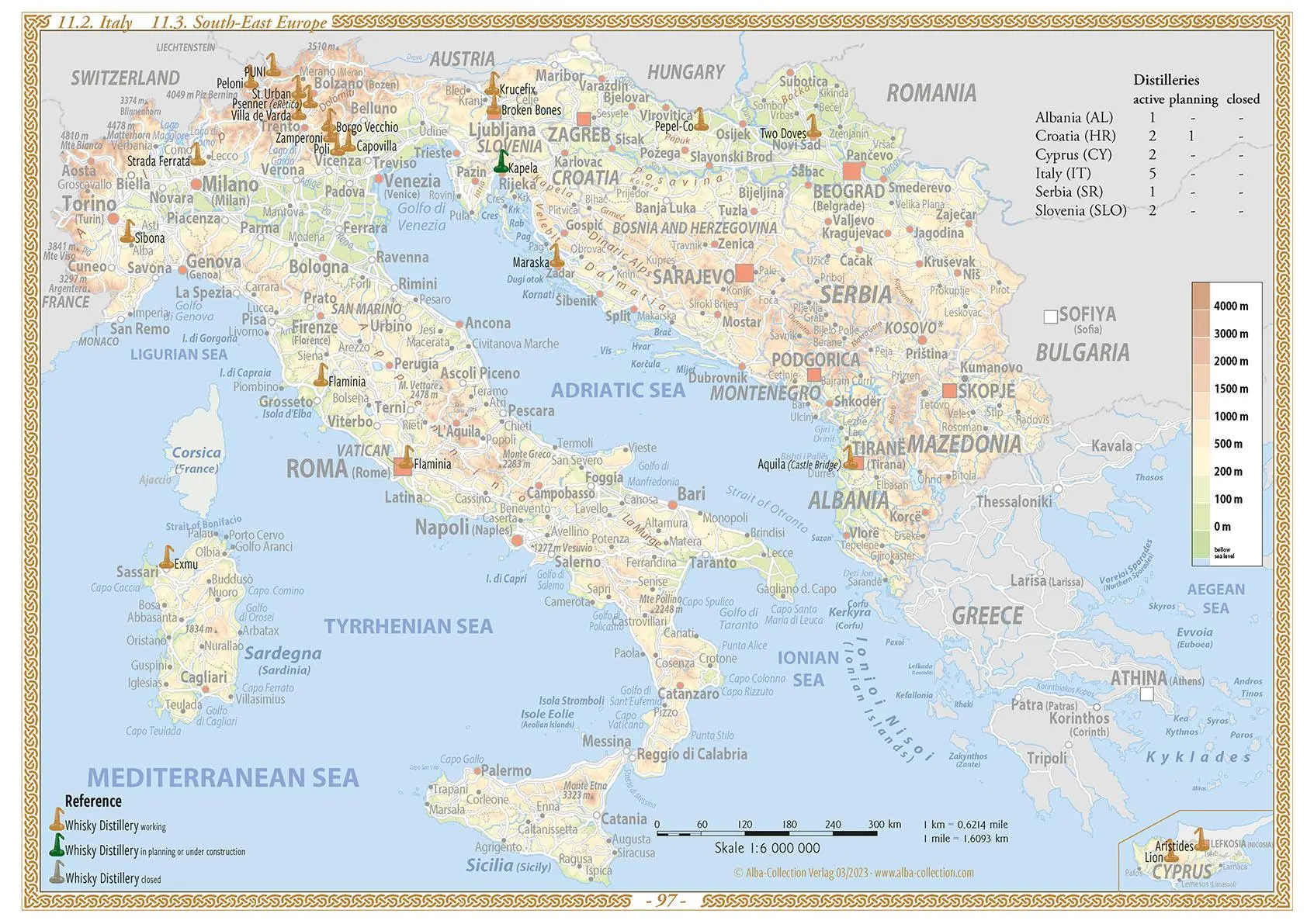 Bild: 9783944148786 | Whisk(e)y Atlas Europe 2023 | Whisk(e)y Distilleries in Europe | Hirst