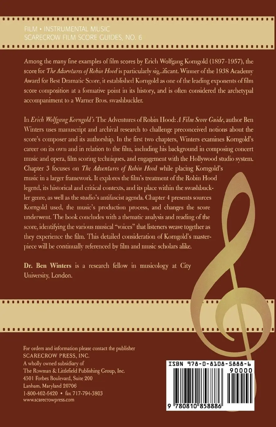 Rückseite: 9780810858886 | Erich Wolfgang Korngold's The Adventures of Robin Hood | Ben Winters