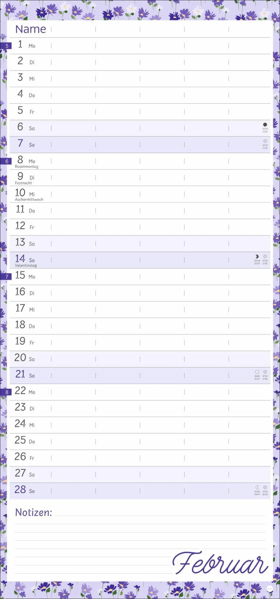 Bild: 9783756418886 | Deko-Familienplaner Flower Time 2027 | Kalender | 15 S. | Deutsch
