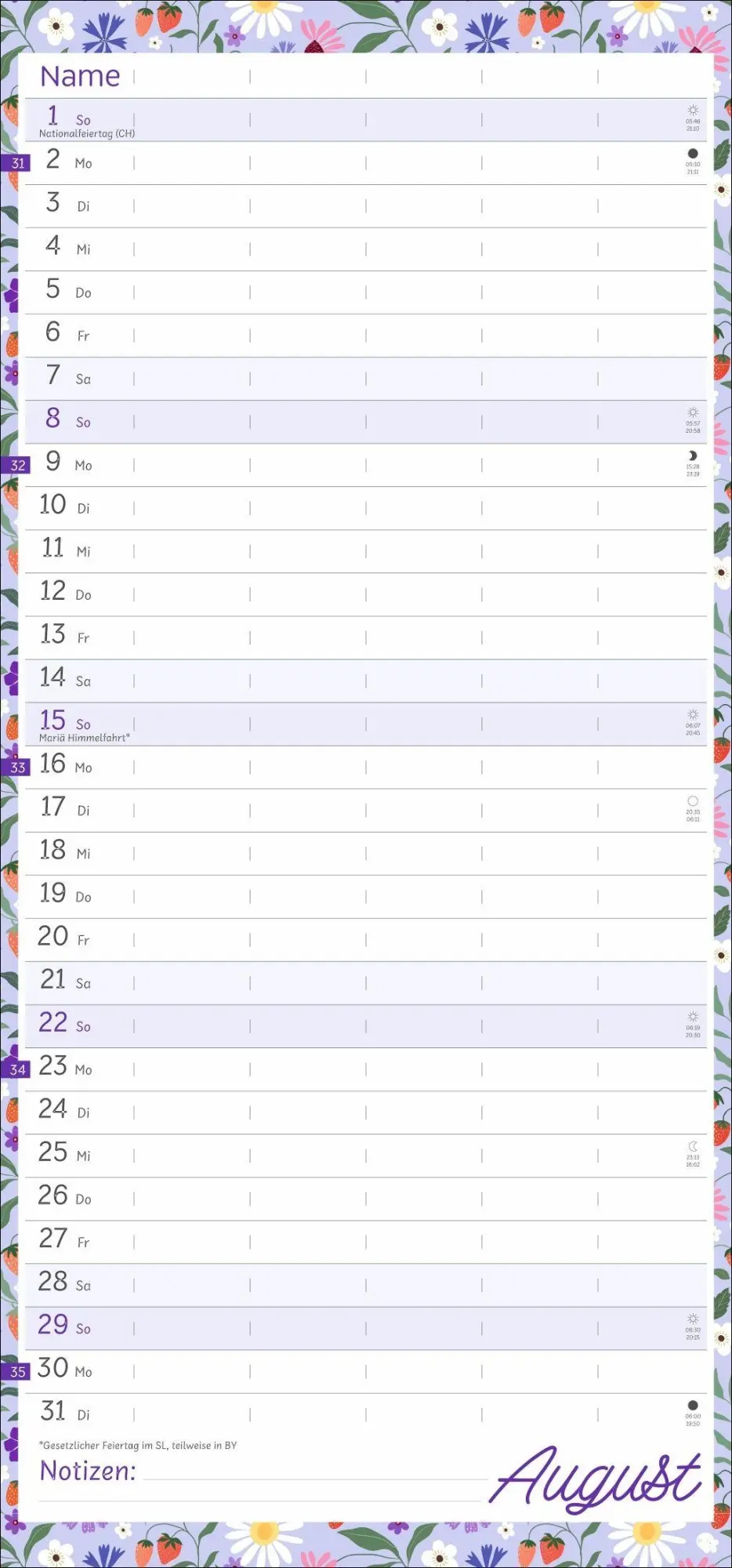 Bild: 9783756418886 | Deko-Familienplaner Flower Time 2027 | Kalender | 15 S. | Deutsch