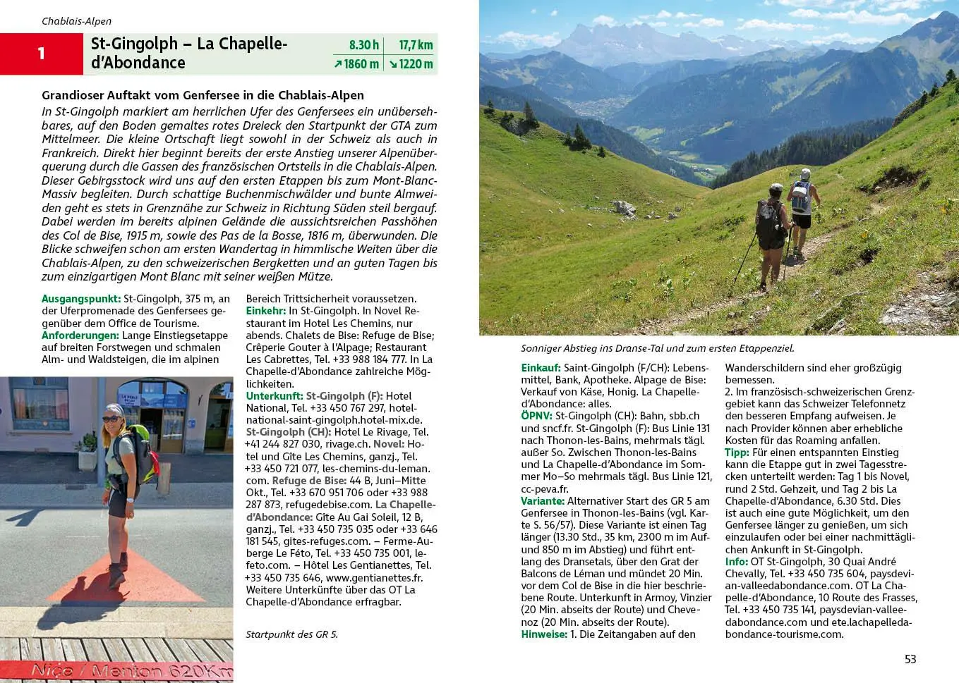 Bild: 9783763348886 | Alpenüberquerung GR 5: Genfersee - Mittelmeer | Bettina Forst | Buch