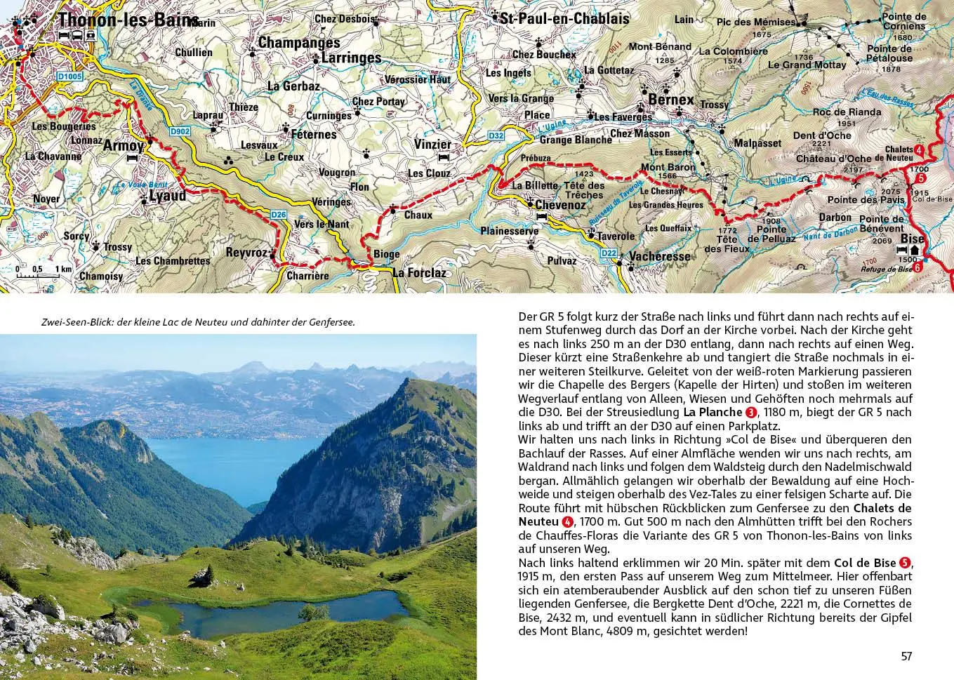 Bild: 9783763348886 | Alpenüberquerung GR 5: Genfersee - Mittelmeer | Bettina Forst | Buch