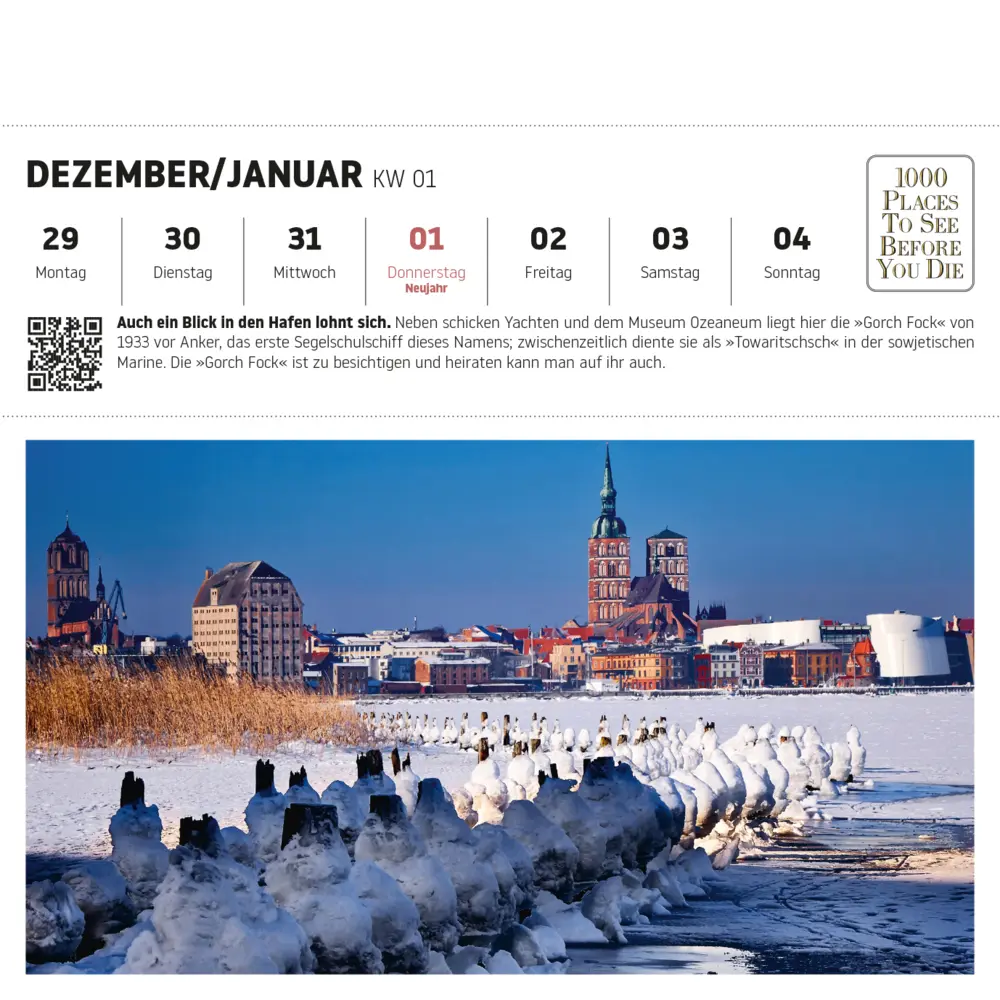 Bild: 9783961418886 | 1000 Places to See Before You Die - Ostseeküste Postkartenkalender...