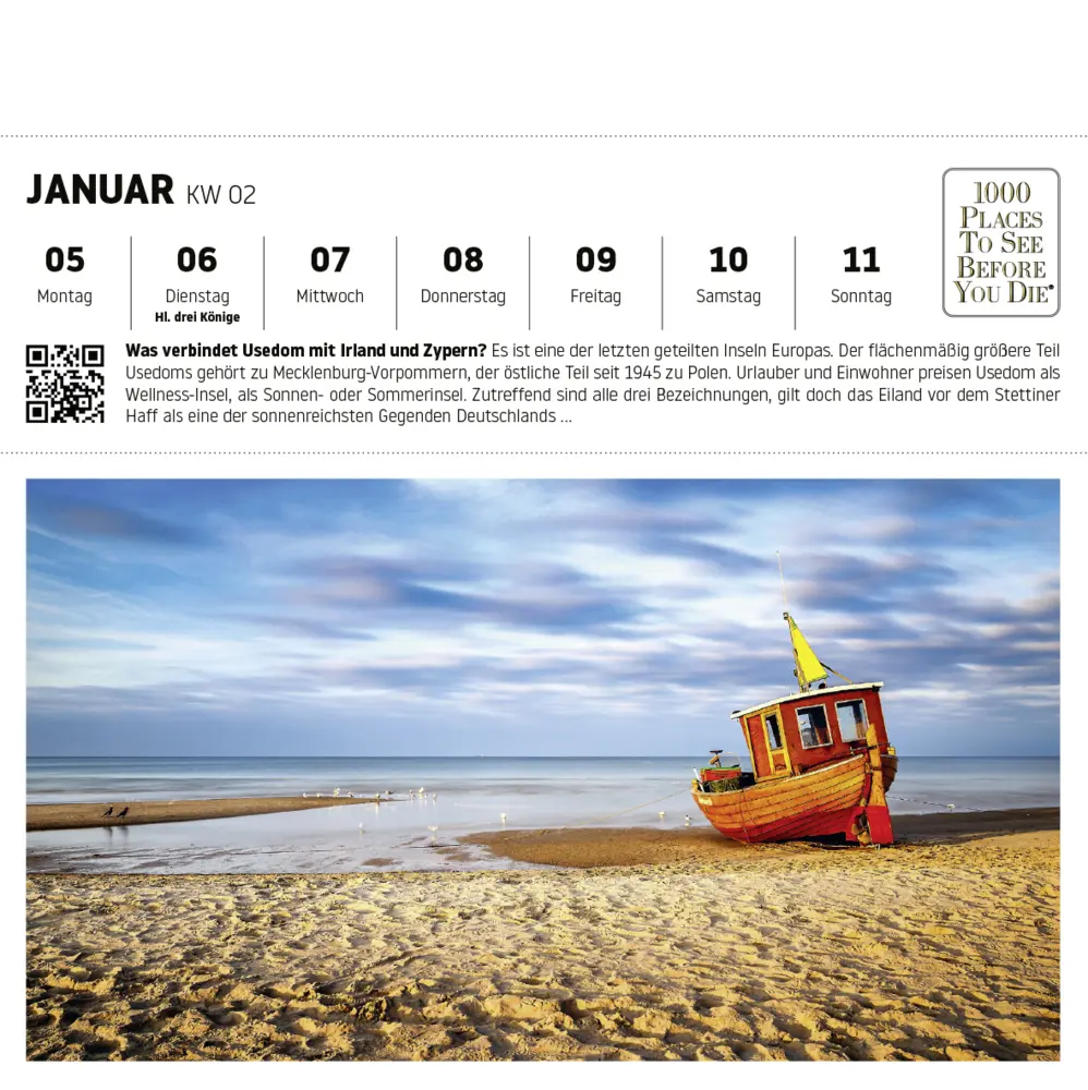 Bild: 9783961418886 | 1000 Places to See Before You Die - Ostseeküste Postkartenkalender...