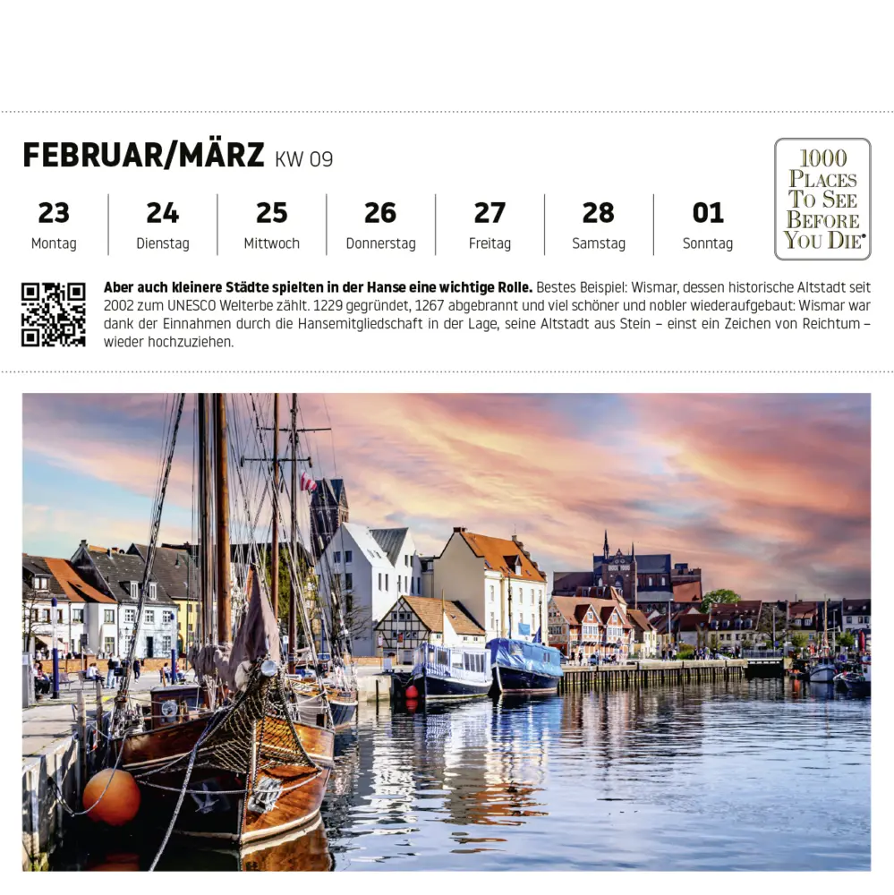 Bild: 9783961418886 | 1000 Places to See Before You Die - Ostseeküste Postkartenkalender...
