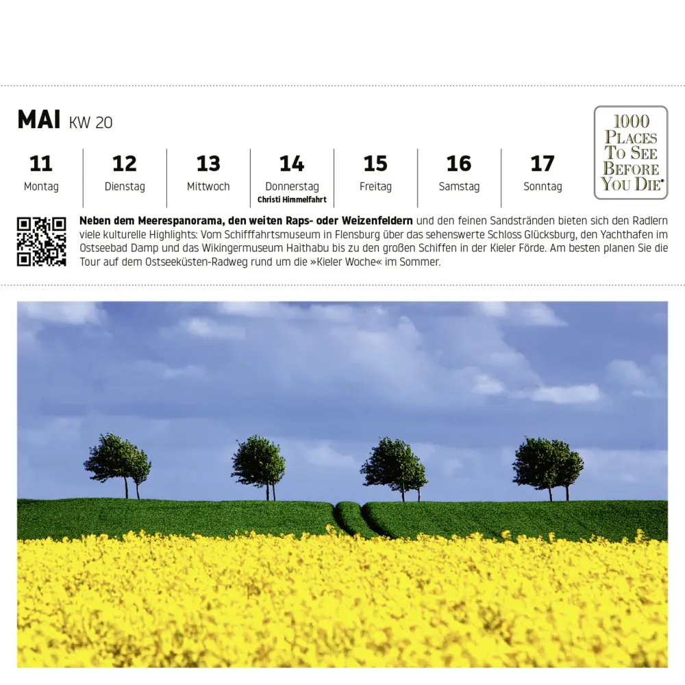 Bild: 9783961418886 | 1000 Places to See Before You Die - Ostseeküste Postkartenkalender...