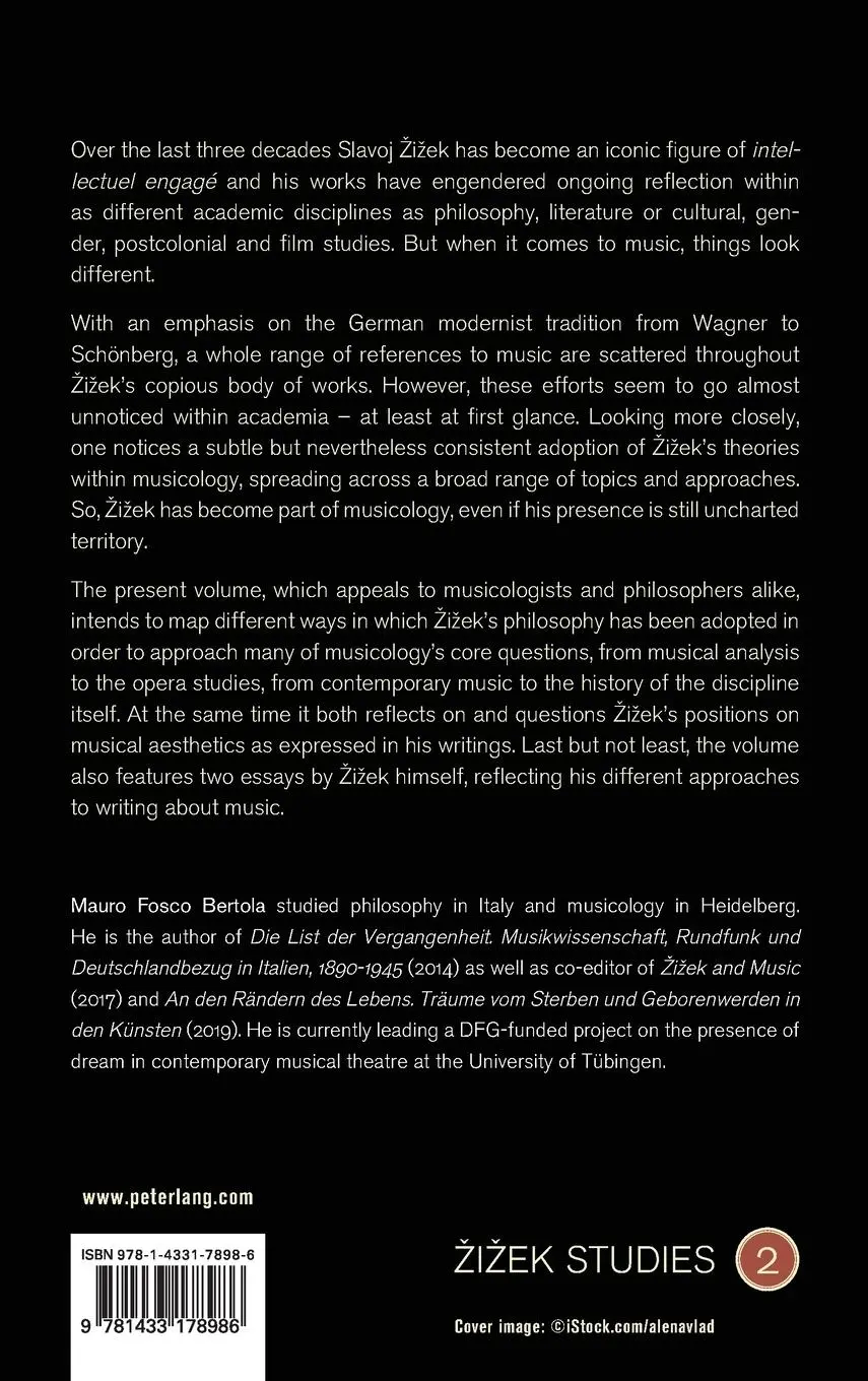 Rückseite: 9781433178986 | The Sound of ¿i¿ek | Musicological Perspectives on Slavoj ¿i¿ek | Buch