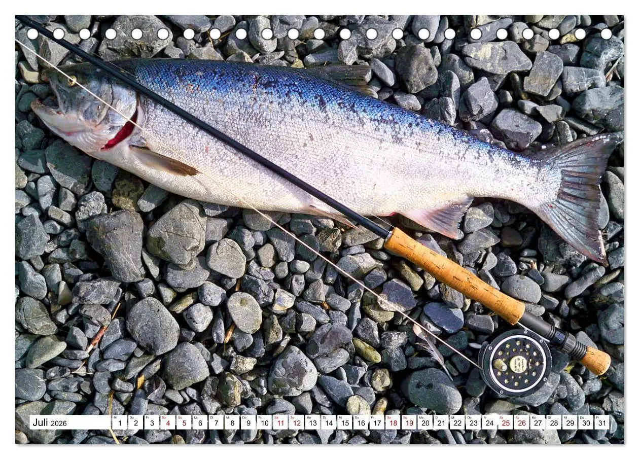 Bild: 9783457598986 | Anglerglück - den Fisch am Haken (Tischkalender 2026 DIN A5 quer),...
