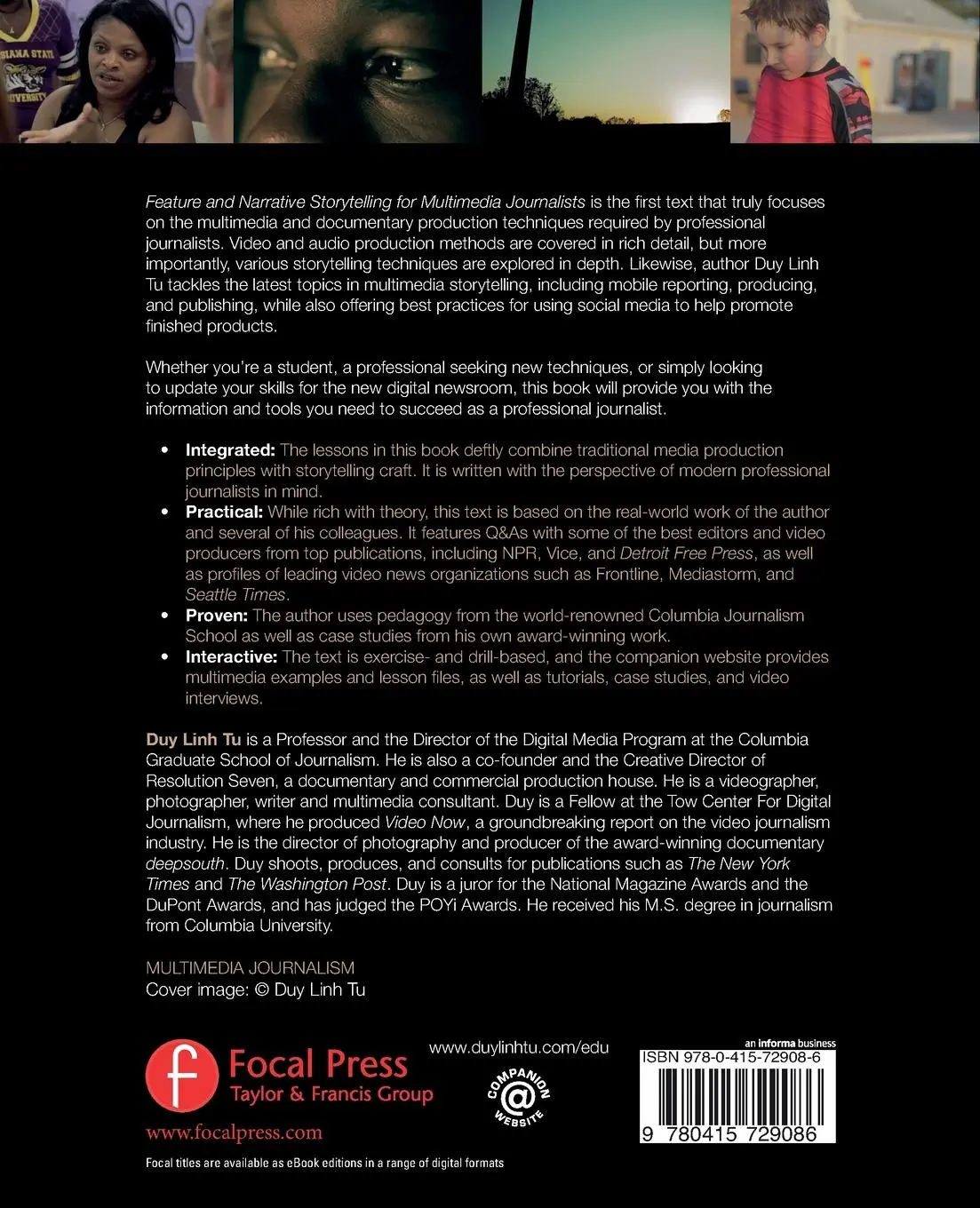 Rückseite: 9780415729086 | Feature and Narrative Storytelling for Multimedia Journalists | Tu