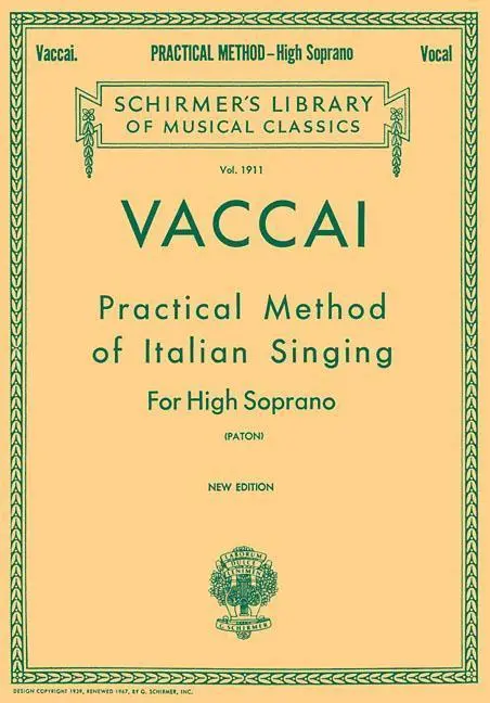 Cover: 9780793539086 | Practical Method of Italian Singing | N. Vaccai | Taschenbuch | Buch