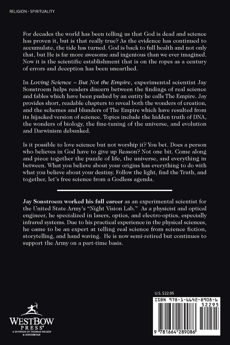 Rückseite: 9781664289086 | Loving Science - but Not the Empire | Jay Sonstroem | Taschenbuch