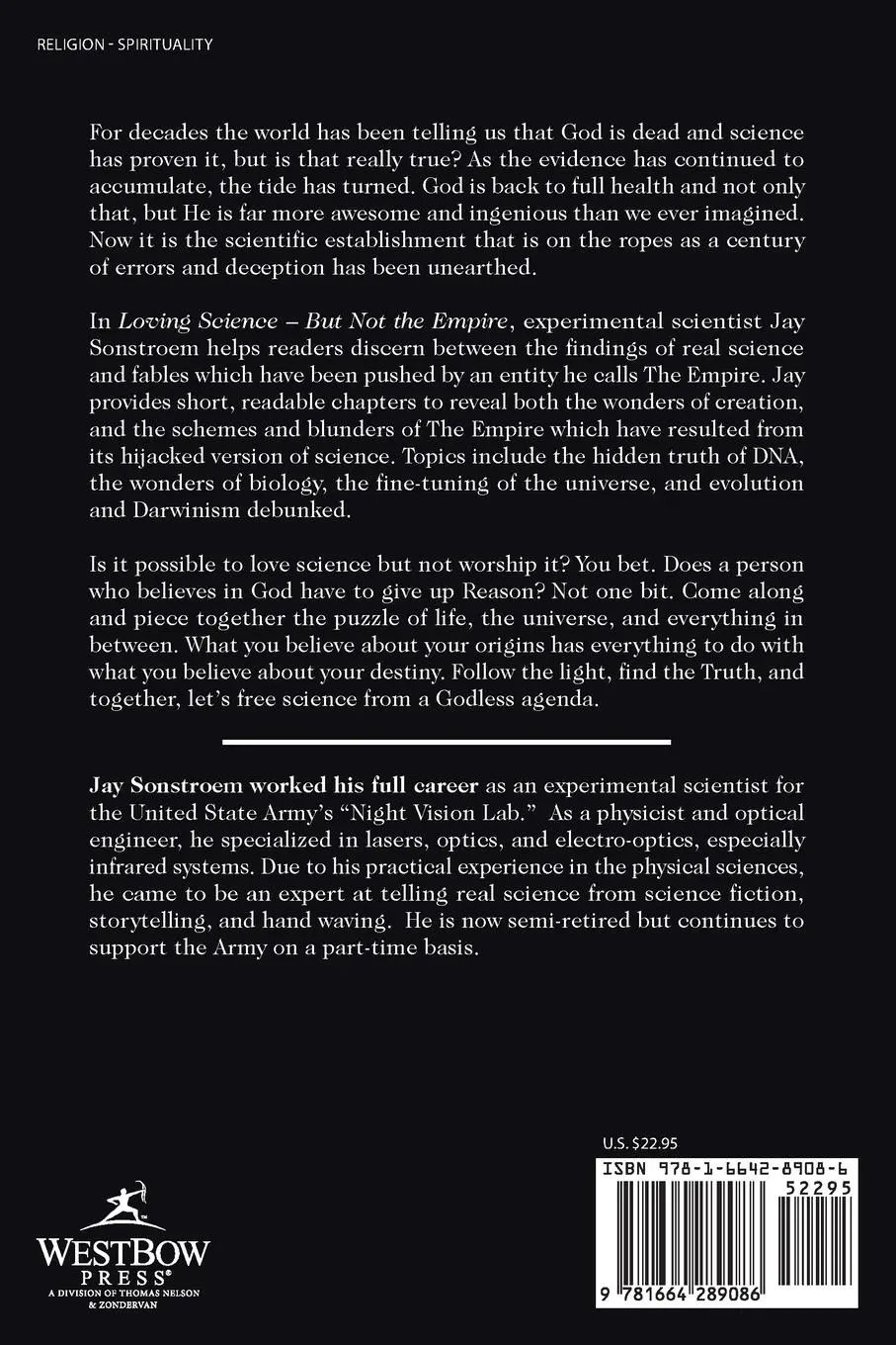 Rückseite: 9781664289086 | Loving Science - but Not the Empire | Jay Sonstroem | Taschenbuch
