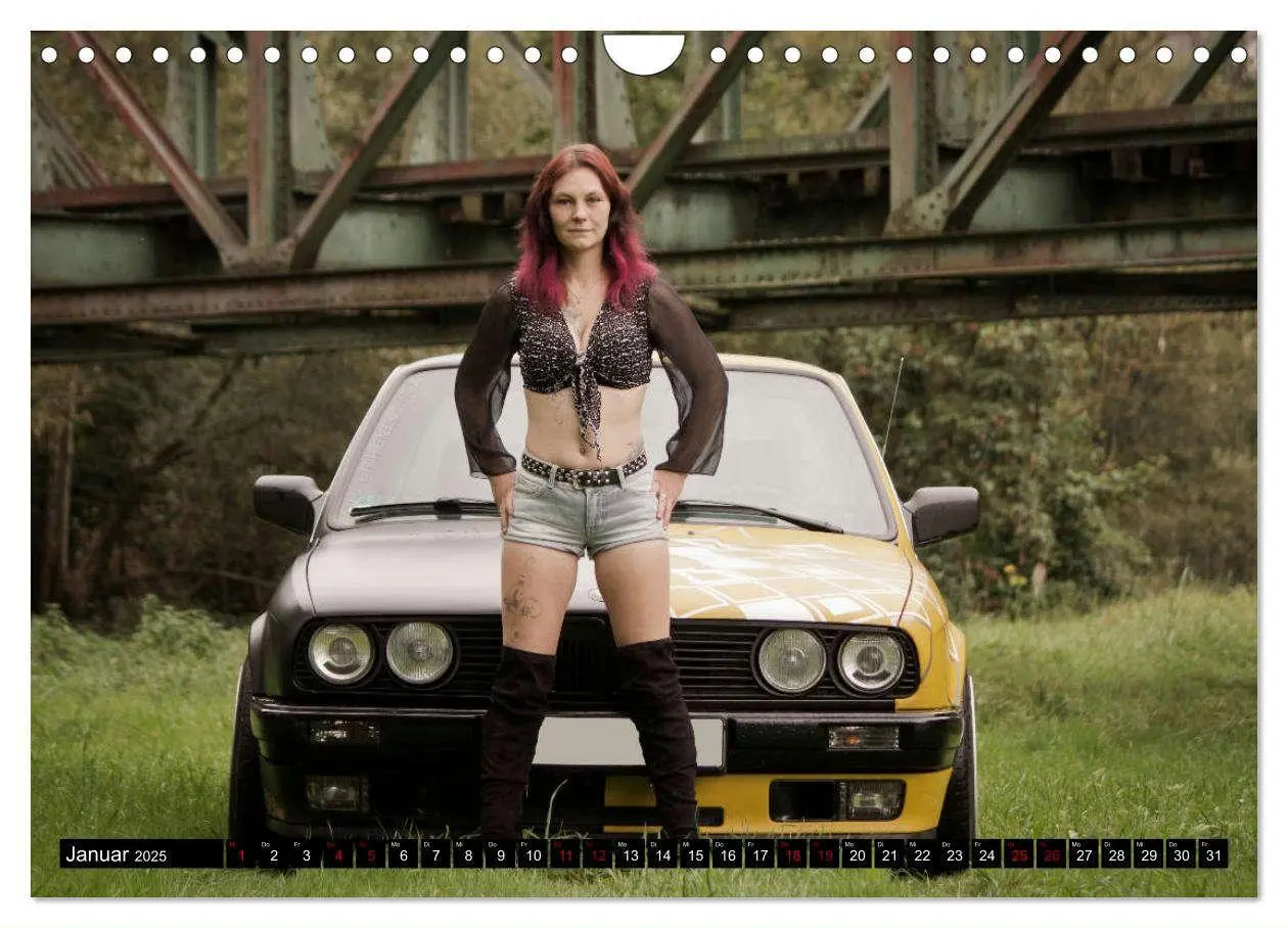 Bild: 9783435399086 | Heiße Frauen und schnelle Autos (Wandkalender 2025 DIN A4 quer),...