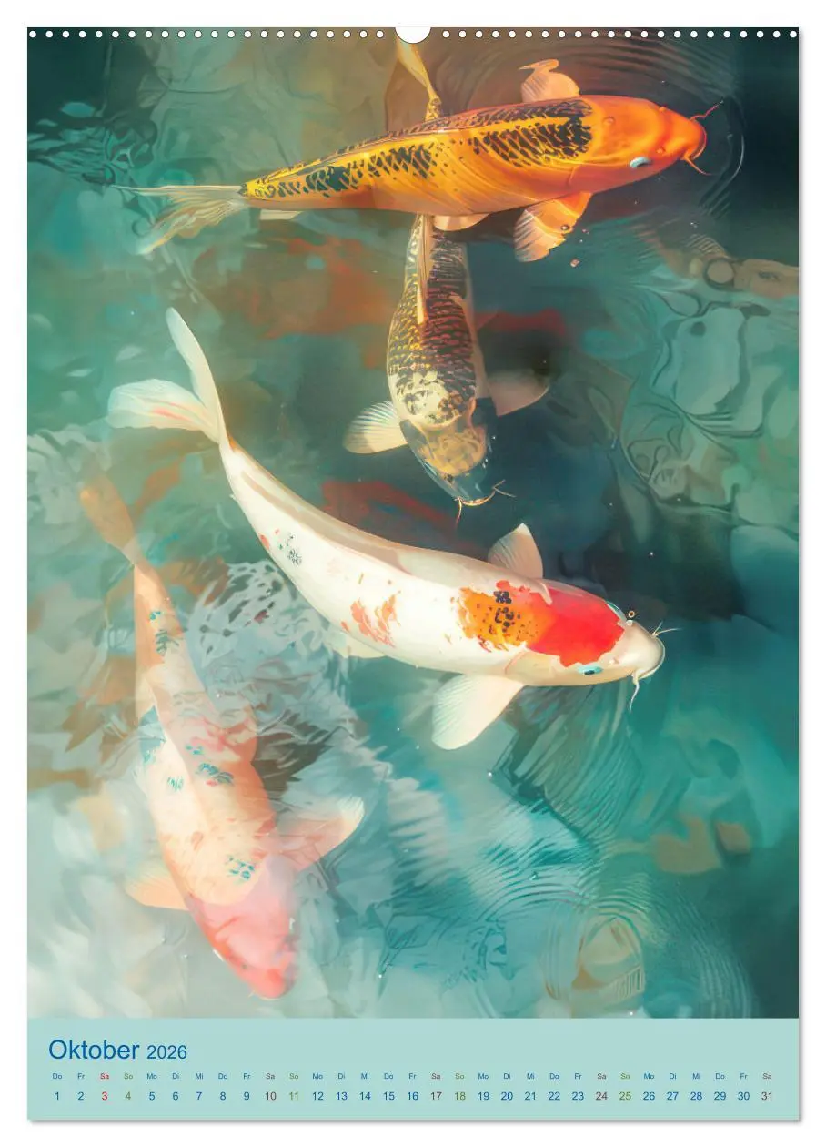 Bild: 9783516269086 | Prachtvolle Koi Karpfen Zierde aus Fernost (hochwertiger Premium...