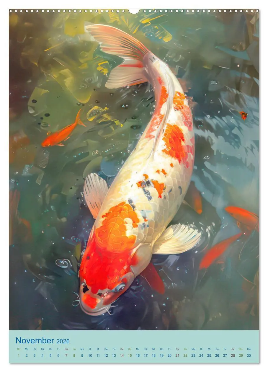 Bild: 9783516269086 | Prachtvolle Koi Karpfen Zierde aus Fernost (hochwertiger Premium...