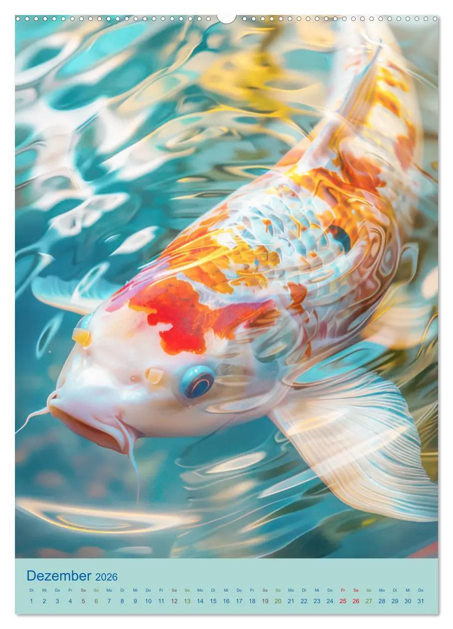 Bild: 9783516269086 | Prachtvolle Koi Karpfen Zierde aus Fernost (hochwertiger Premium...