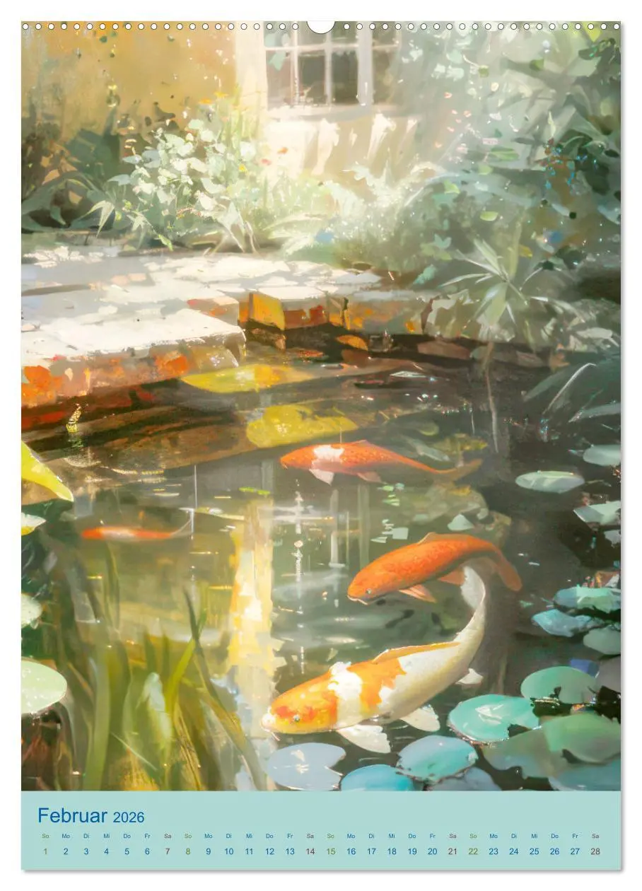 Bild: 9783516269086 | Prachtvolle Koi Karpfen Zierde aus Fernost (hochwertiger Premium...