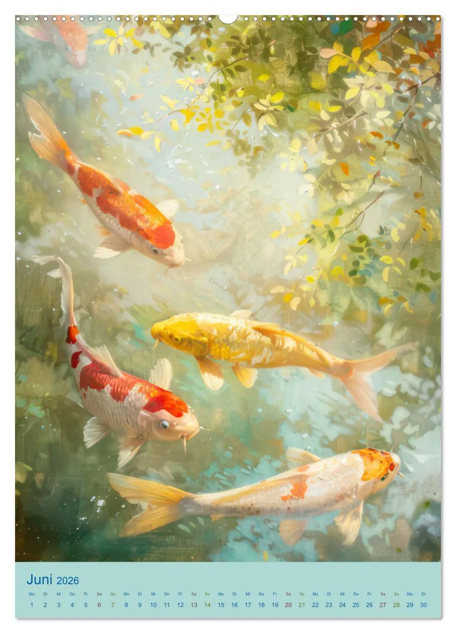 Bild: 9783516269086 | Prachtvolle Koi Karpfen Zierde aus Fernost (hochwertiger Premium...