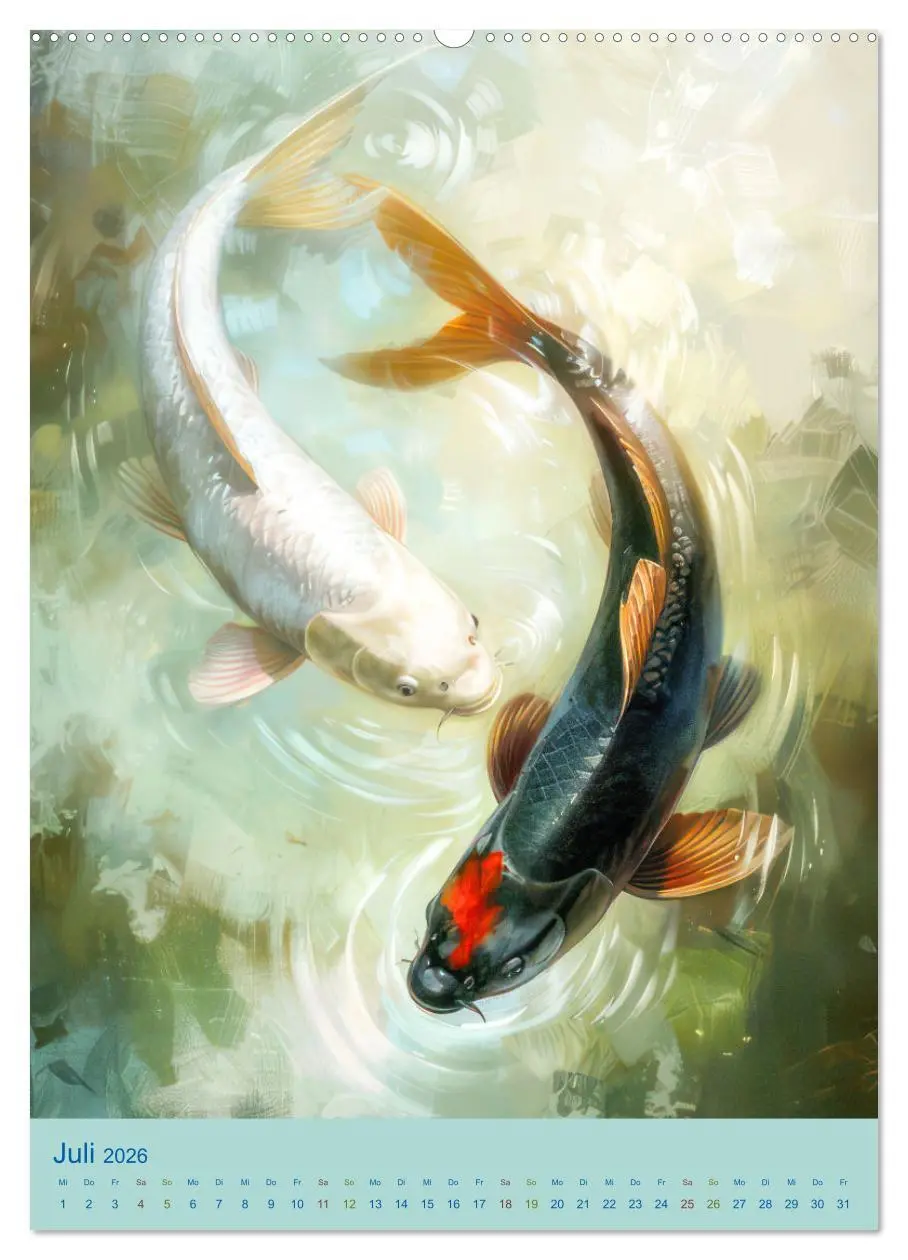 Bild: 9783516269086 | Prachtvolle Koi Karpfen Zierde aus Fernost (hochwertiger Premium...