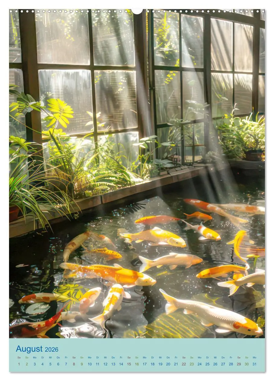 Bild: 9783516269086 | Prachtvolle Koi Karpfen Zierde aus Fernost (hochwertiger Premium...