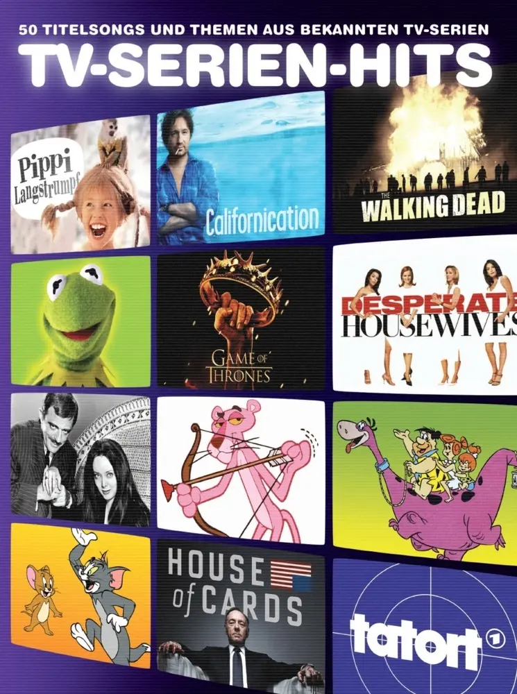 Cover: 9783865439086 | TV-Serien-Hits | 50 Titelsongs und Themen aus bekannten TV-Serien