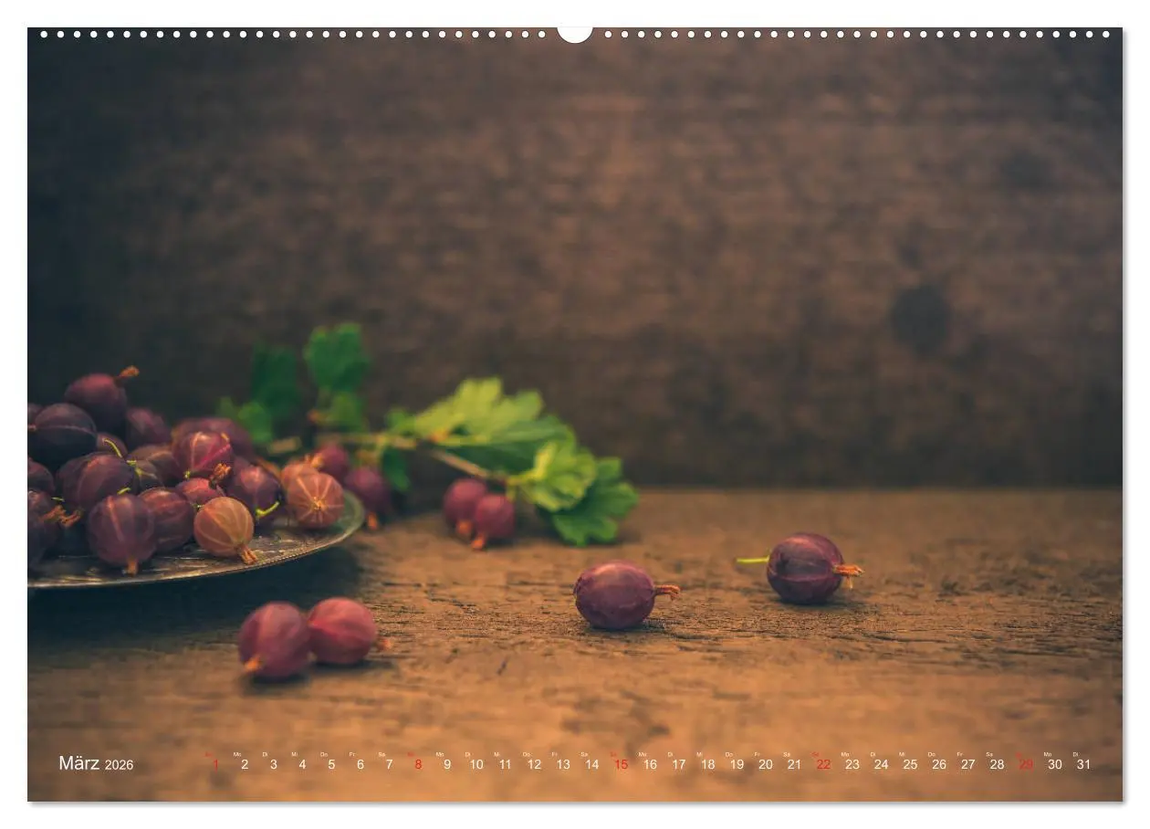 Bild: 9783457929186 | Beeren und Co. Stillleben (Wandkalender 2026 DIN A2 quer), CALVENDO...