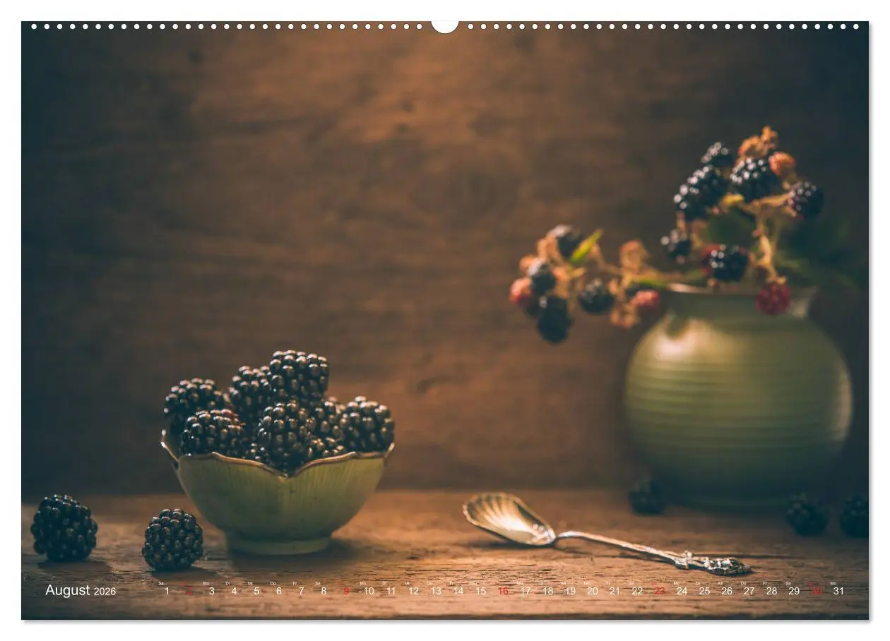 Bild: 9783457929186 | Beeren und Co. Stillleben (Wandkalender 2026 DIN A2 quer), CALVENDO...