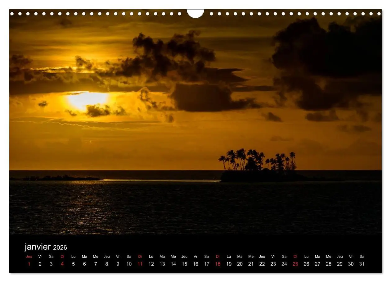 Bild: 9783516569186 | Polynésie française - Magie des îles (Calendrier mural 2026 DIN A3...