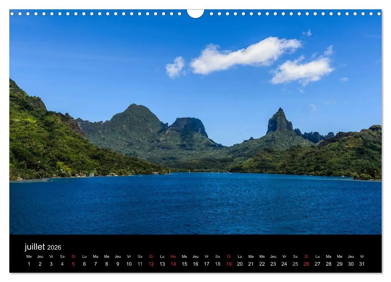 Bild: 9783516569186 | Polynésie française - Magie des îles (Calendrier mural 2026 DIN A3...