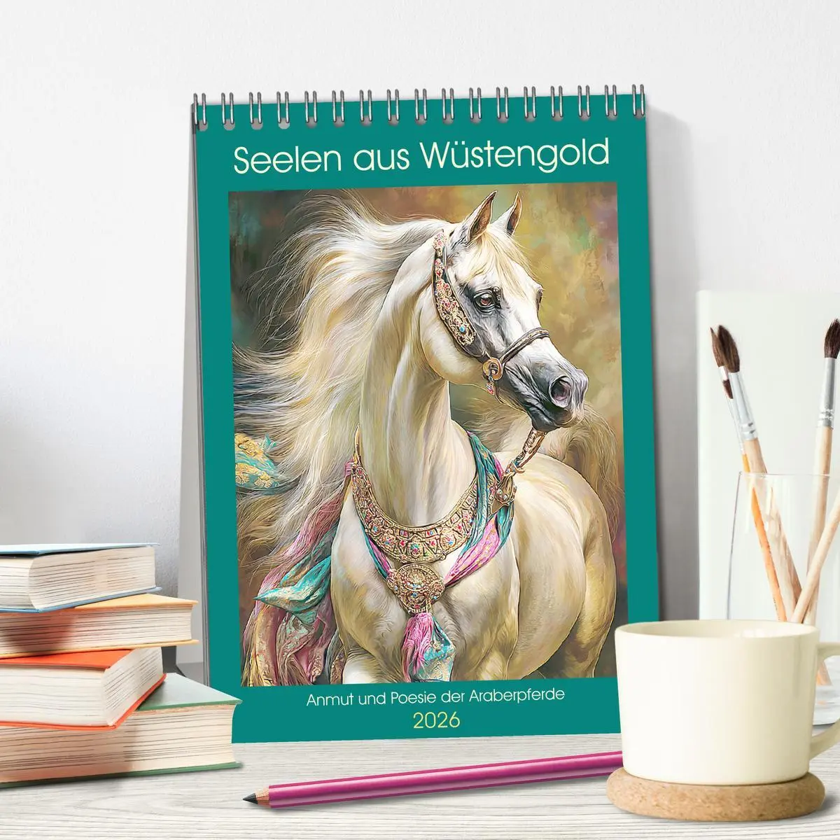 Bild: 9783516639186 | Seelen aus Wüstengold. Anmut und Poesie der Araberpferde...