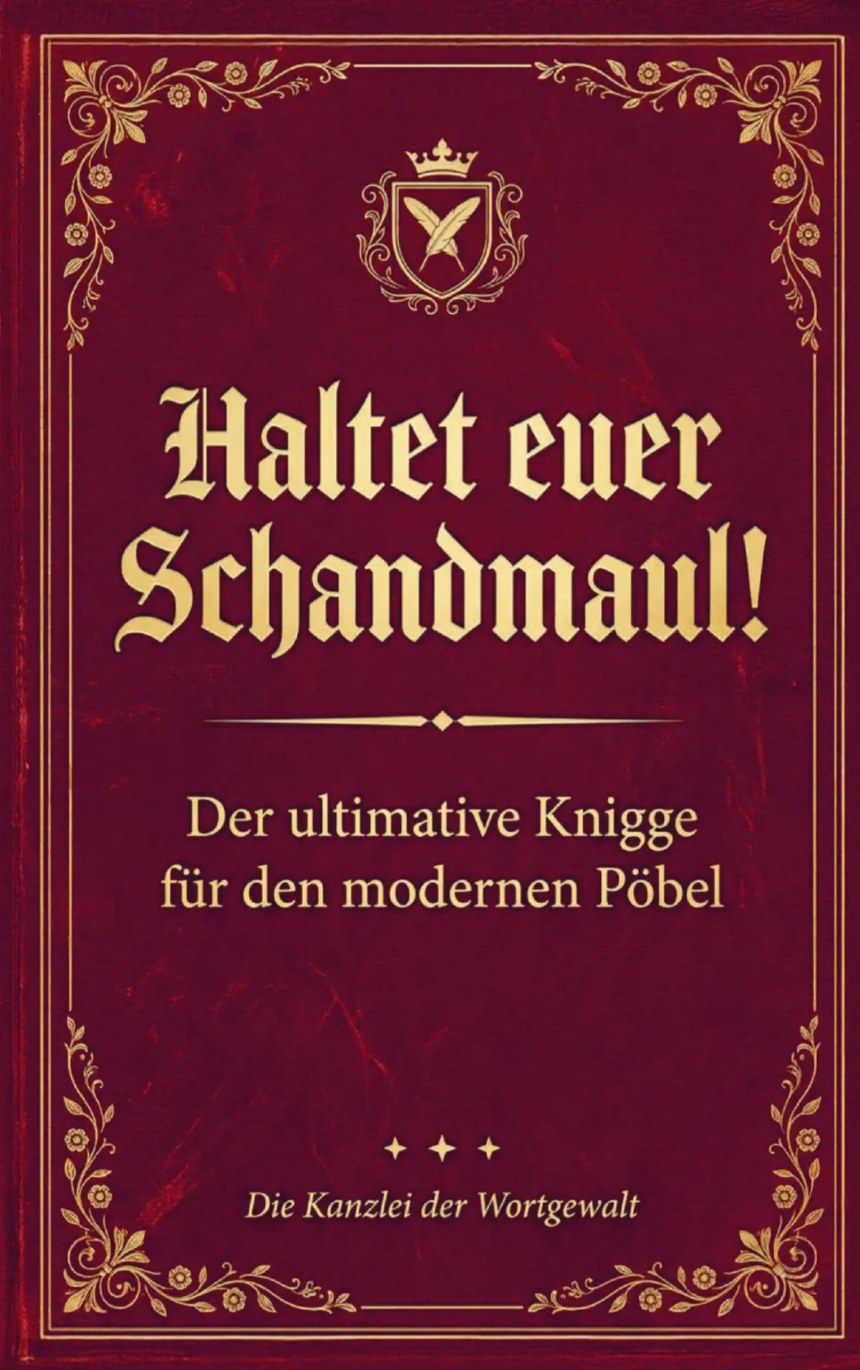 Cover: 9783912189186 | Haltet Euer Schandmaul! Der ultimative Knigge für den modernen Pöbel