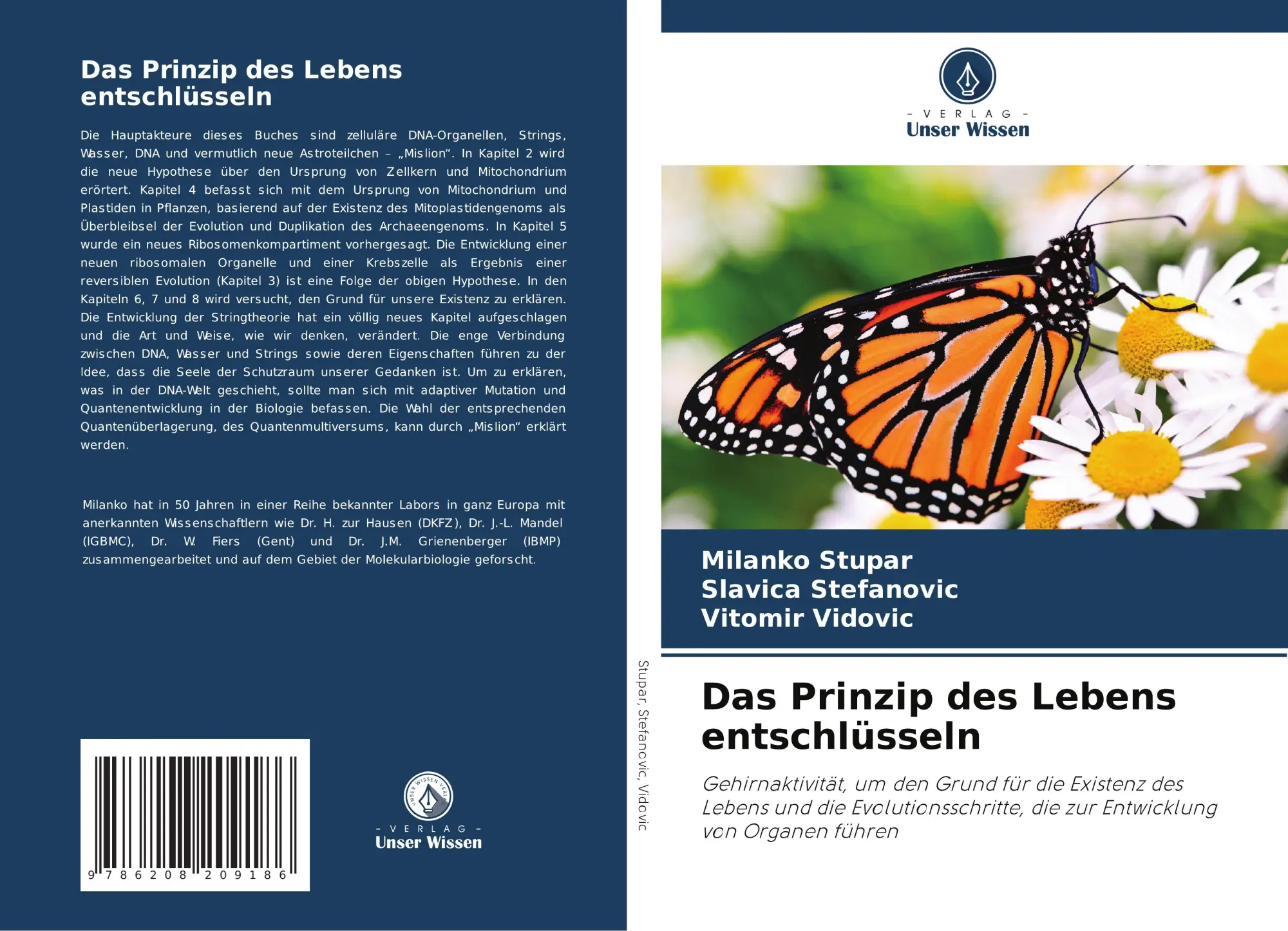 Cover: 9786208209186 | Das Prinzip des Lebens entschlüsseln | Milanko Stupar (u. a.) | Buch