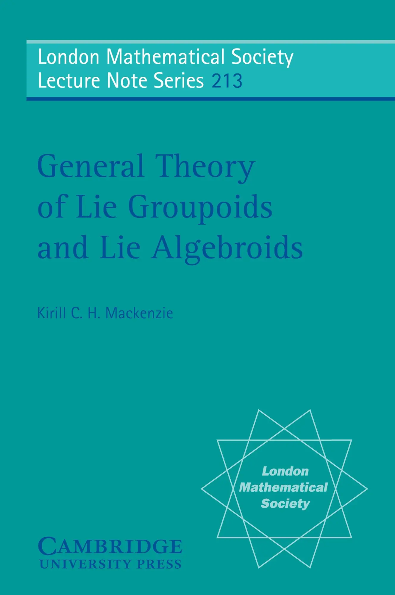 Cover: 9780521499286 | General Theory of Lie Groupoids and Lie Algebroids | Mackenzie | Buch