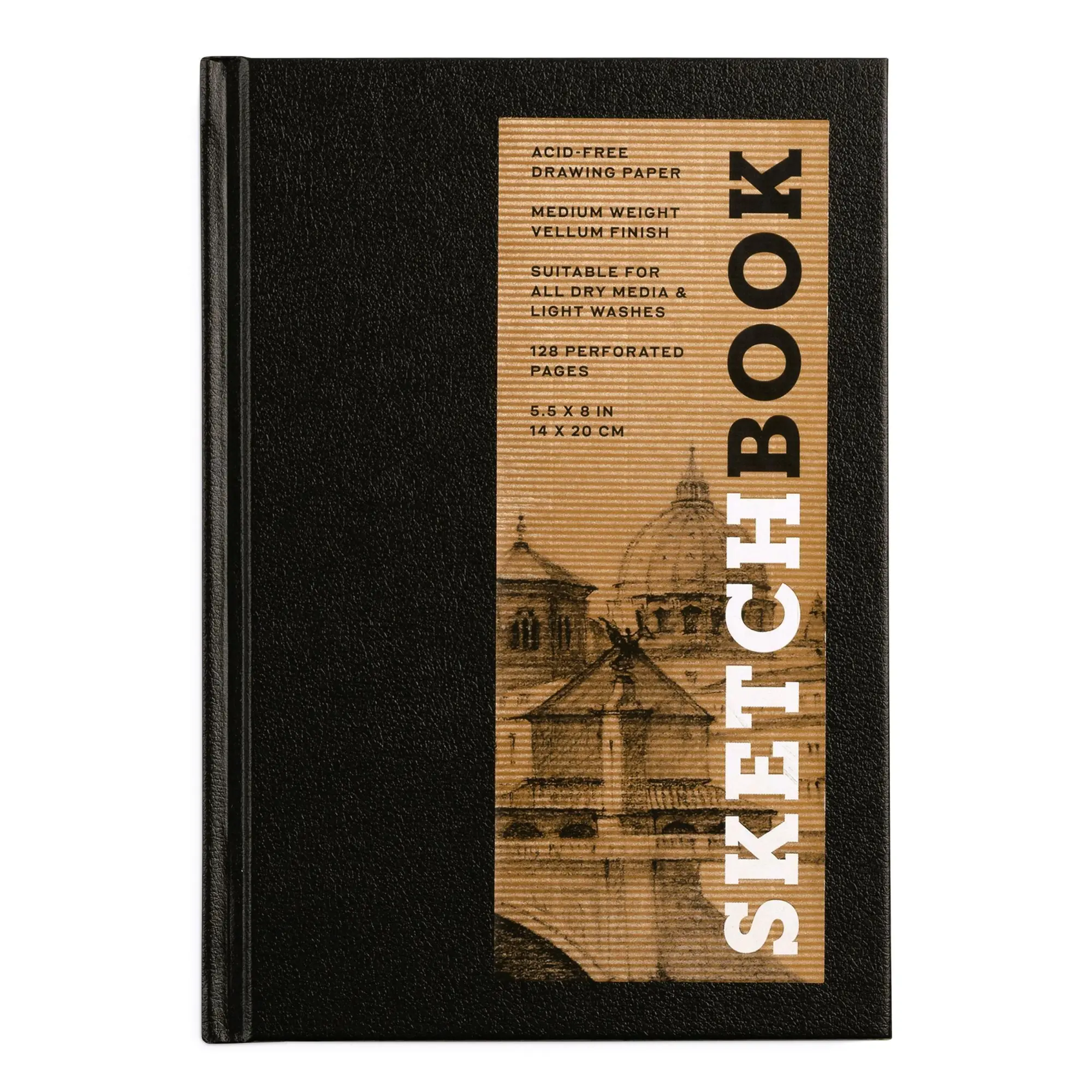 Bild: 9781454909286 | Sketchbook 5.5 X 8 Black Hardcover Mixed Media Sketchbook for Drawing